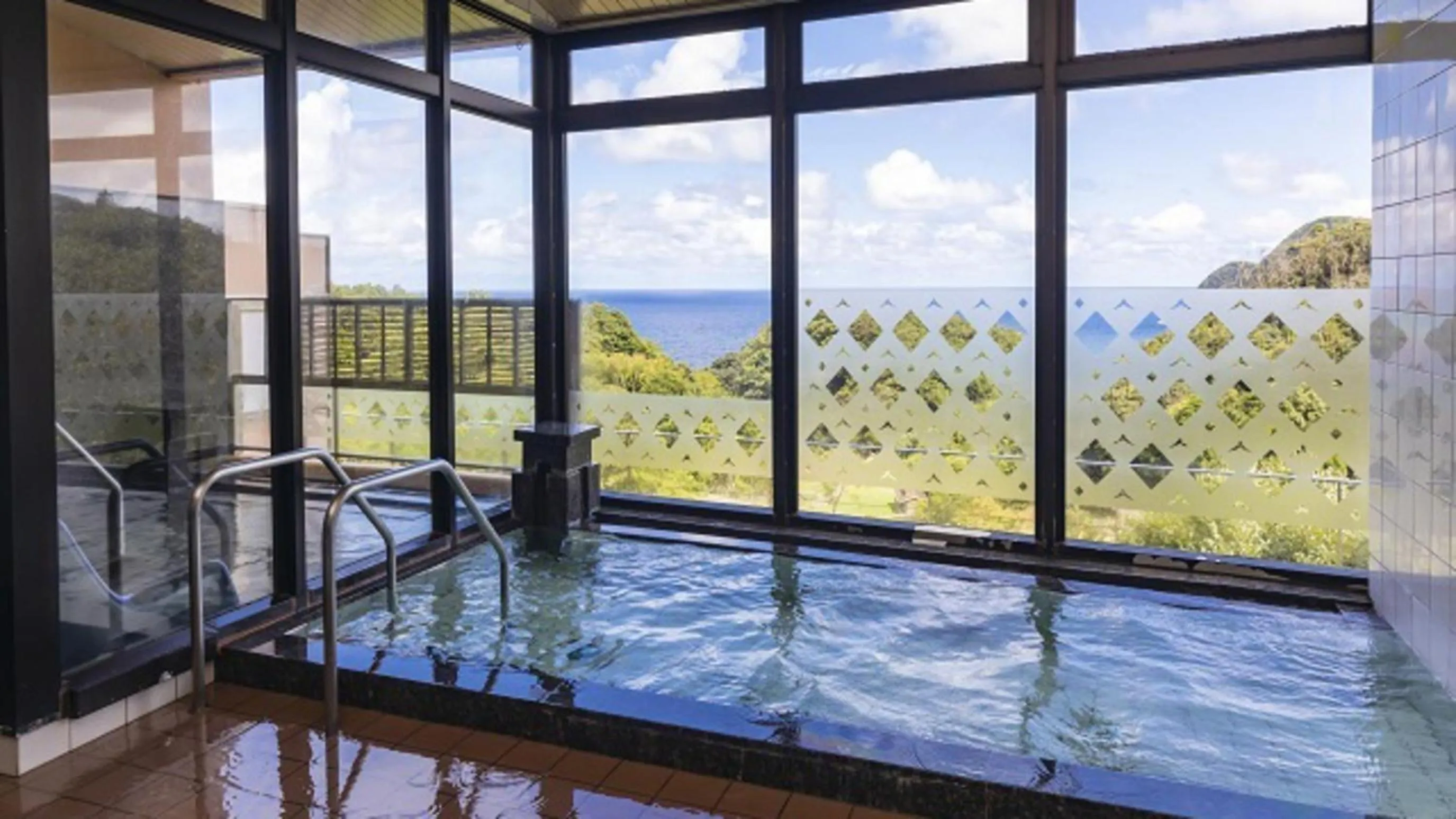 Hot Spring Bath in Kyukamura Takeno-Kaigan