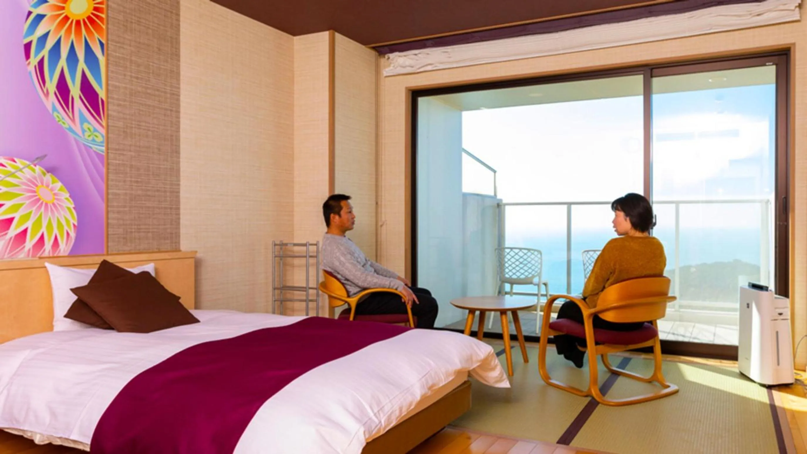 Bed in Kyukamura Kishu-Kada