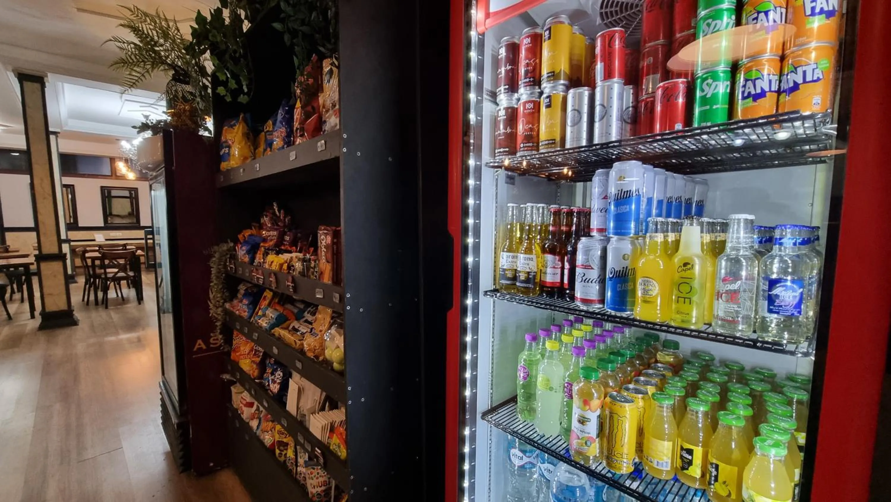 Food and drinks in Hotel Asturias