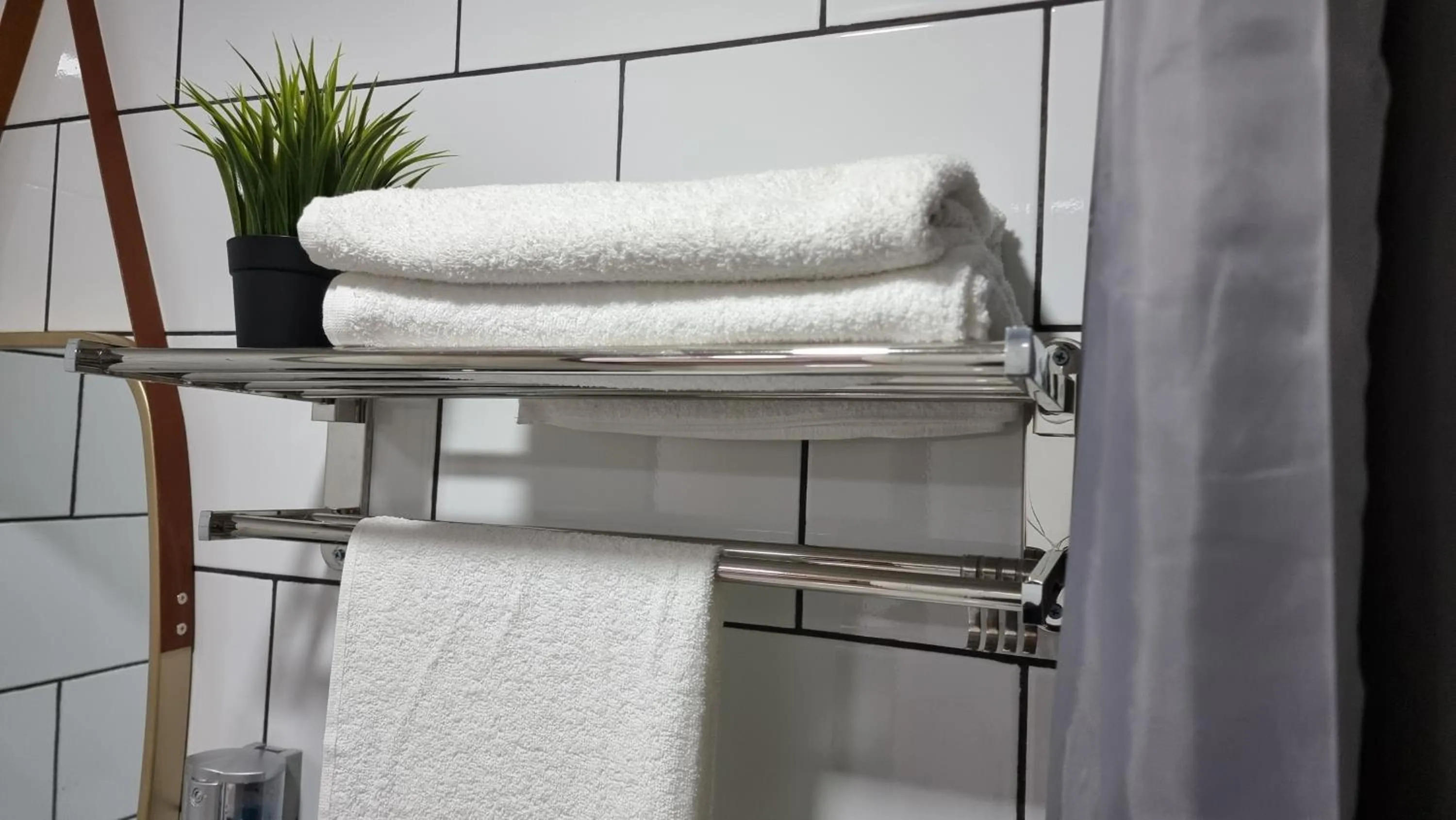 Bathroom, Bed in Hotel Asturias