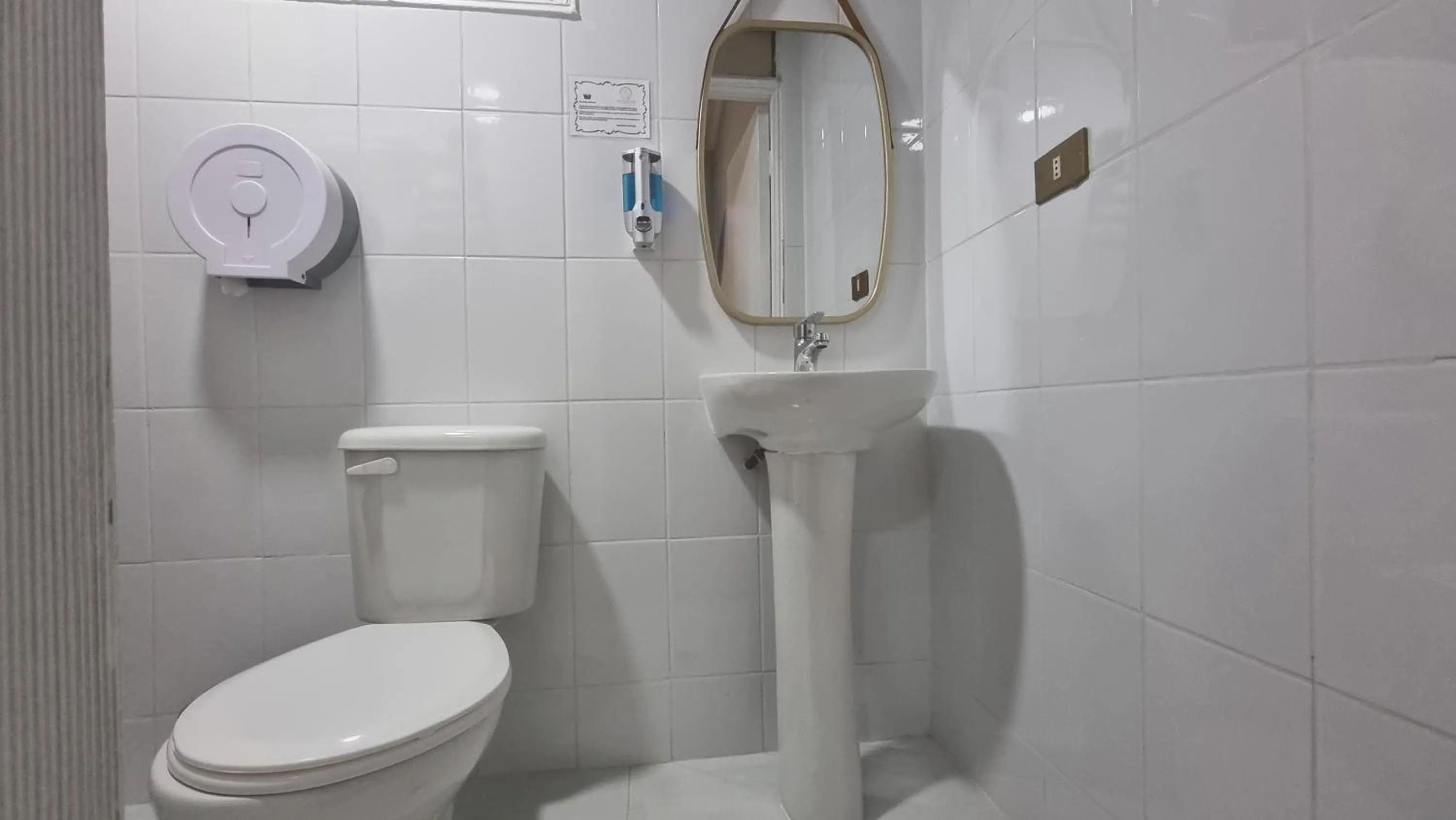 Shower in Hotel Asturias