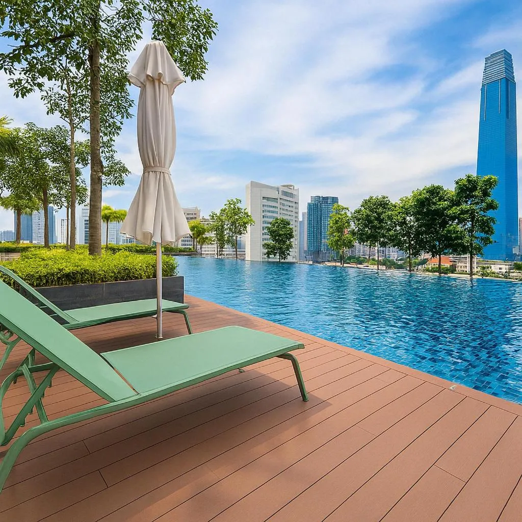 Pool view in Continew Residence by Shuen