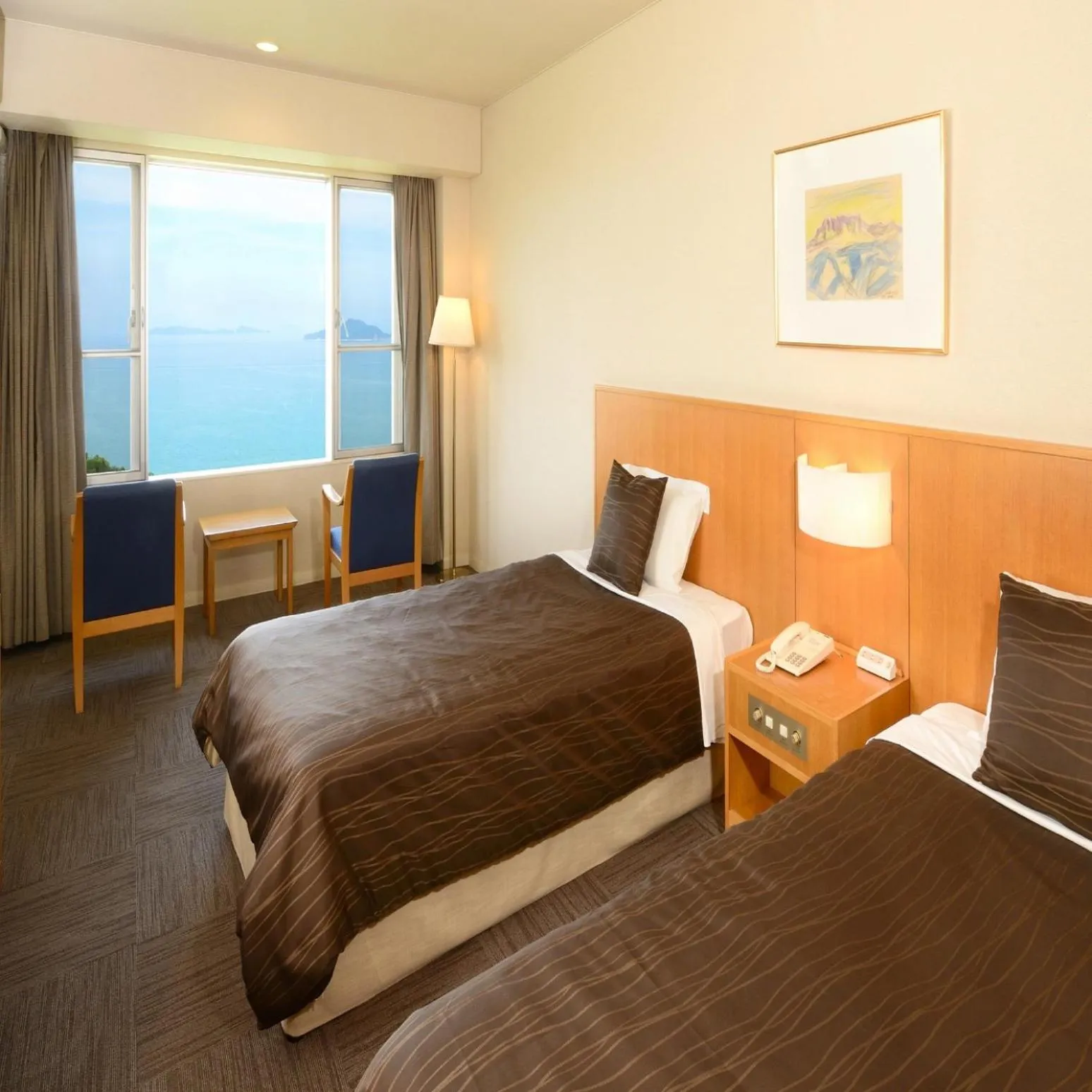 Bed in Kyukamura Setouchi-Toyo