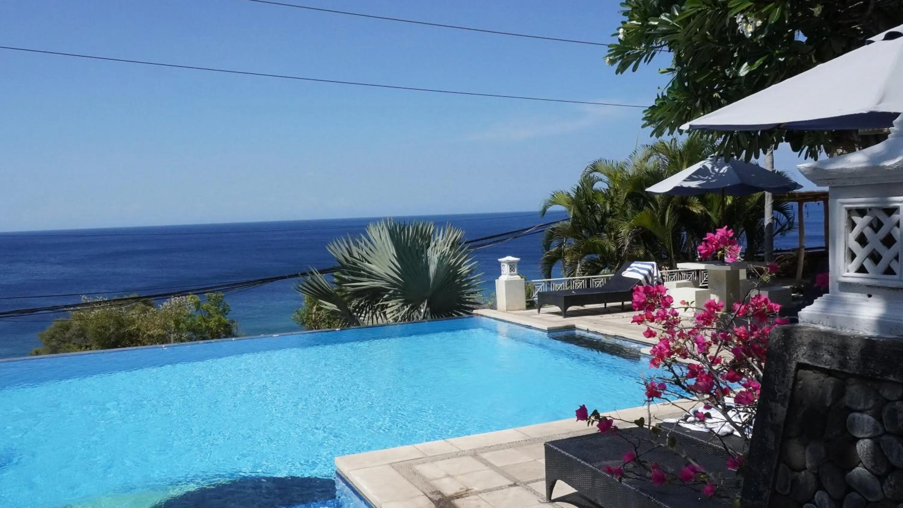 Pool view in Anda Amed Villas & Spa