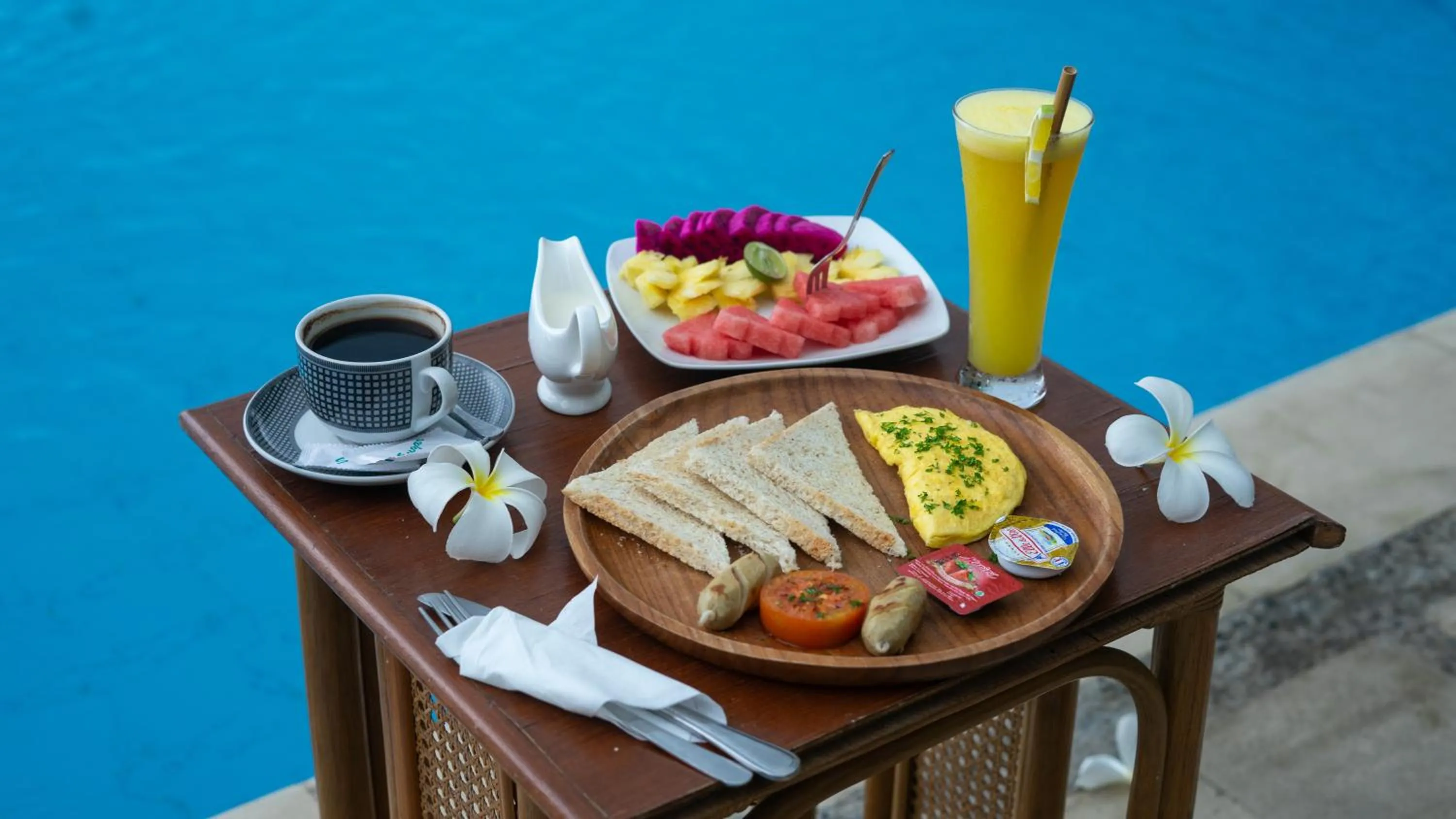 Breakfast in Anda Amed Villas & Spa