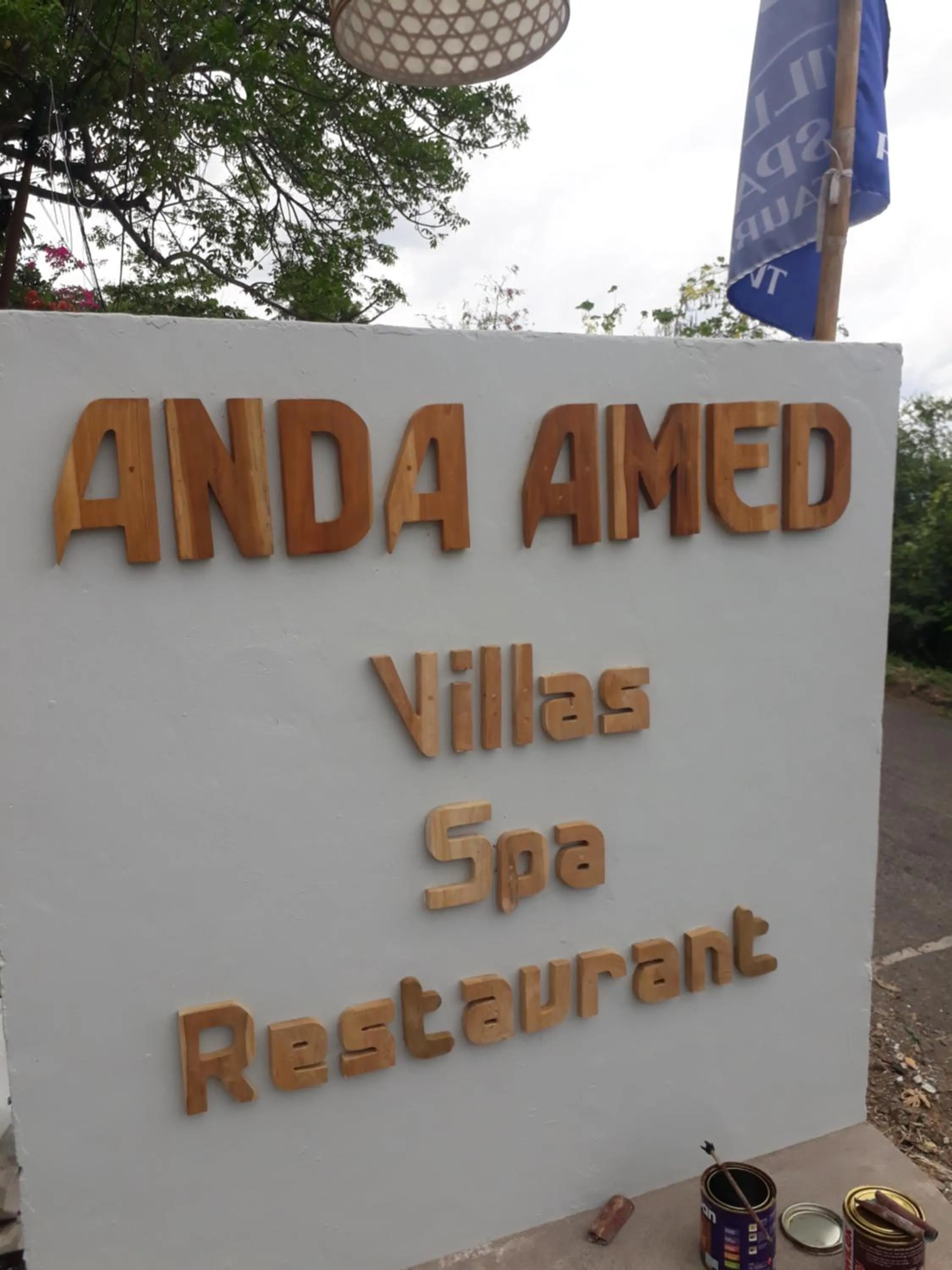 Property logo or sign in Anda Amed Villas & Spa