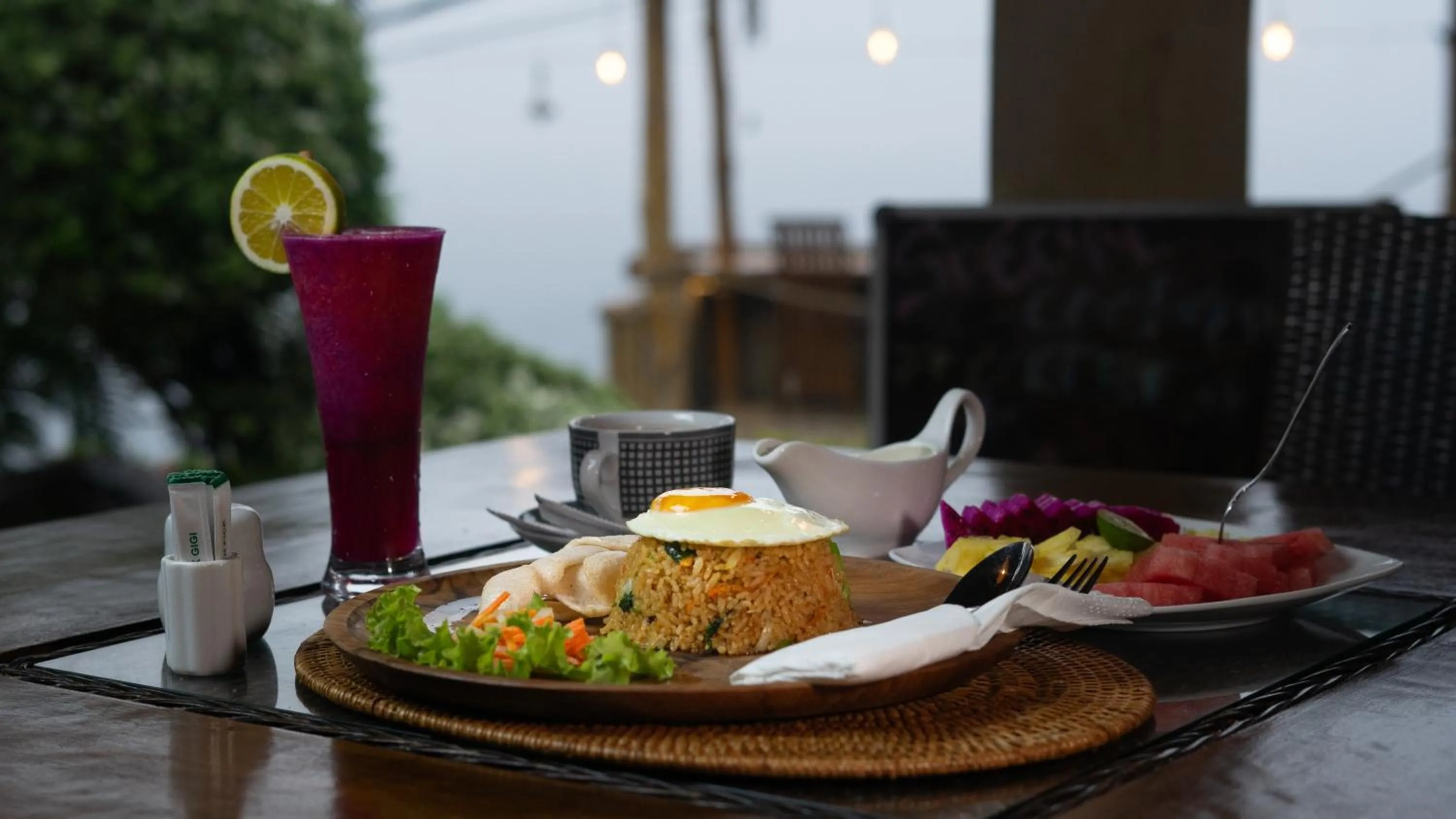 Breakfast in Anda Amed Villas & Spa