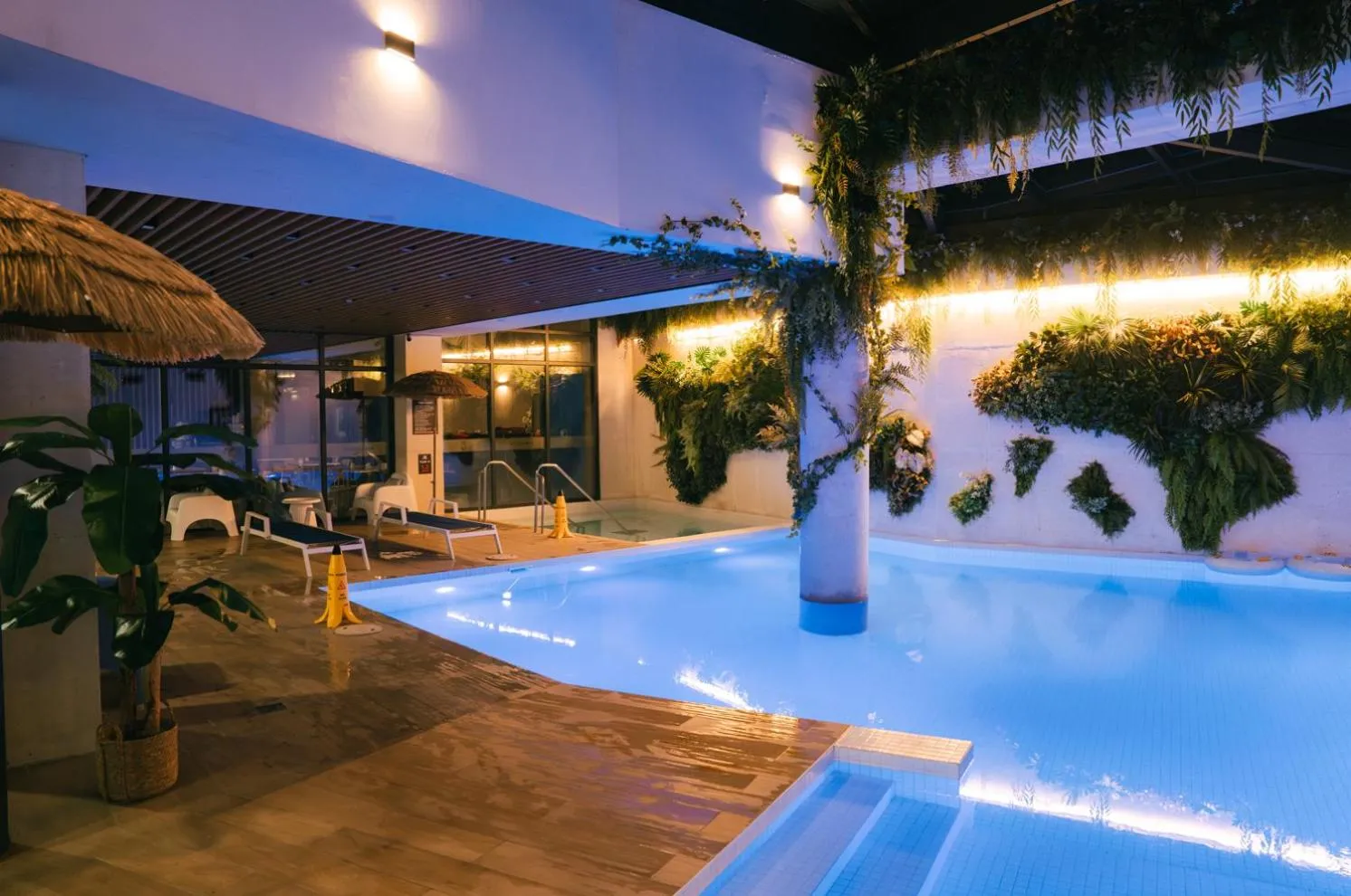 Swimming pool in Hotel Parangvue