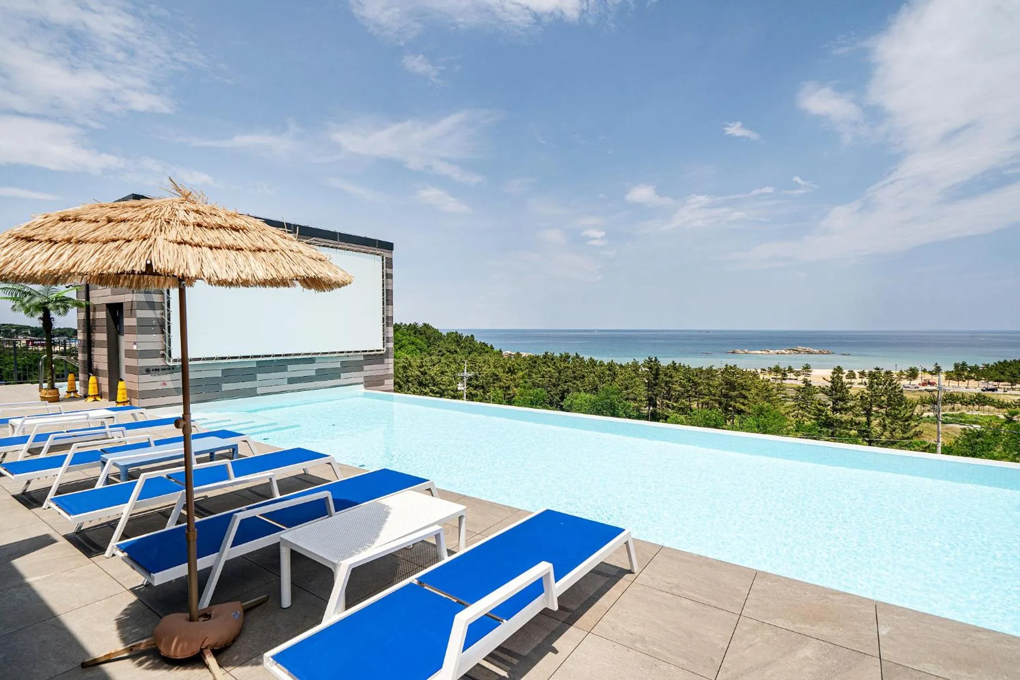 Swimming pool in Hotel Parangvue