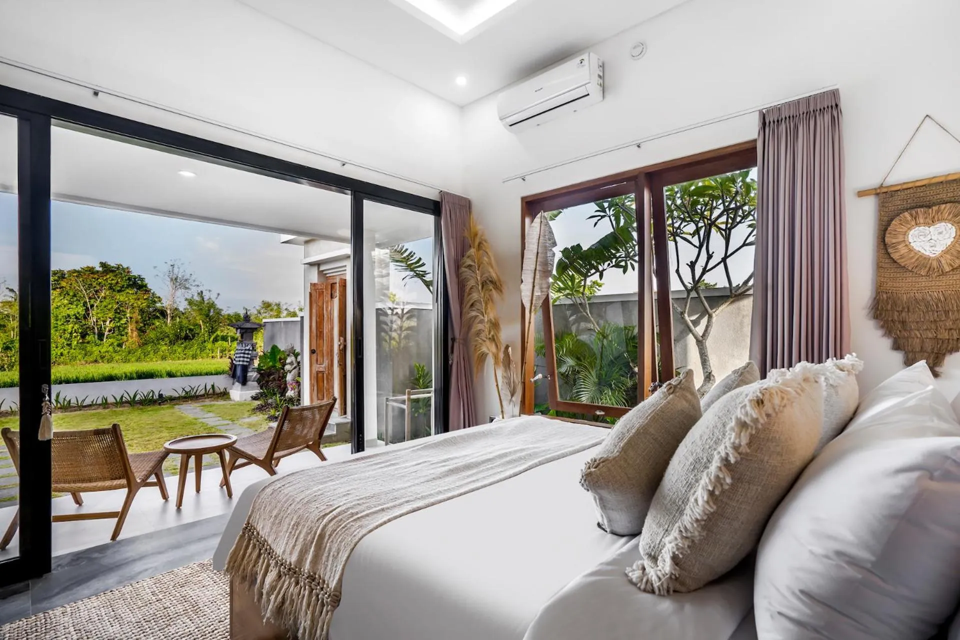 View (from property/room), Bed in Villa Grateful by Alfred in Bali