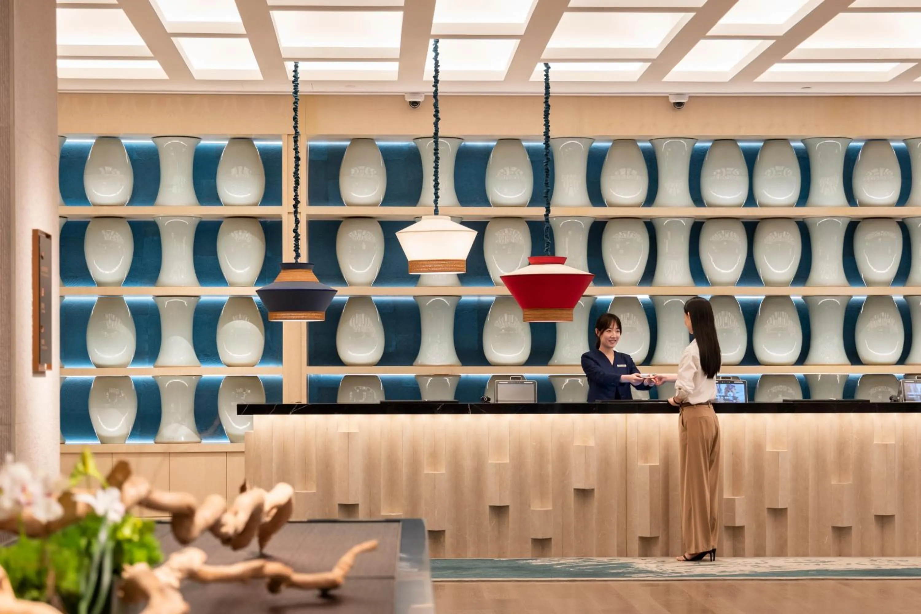 Lobby or reception in MGM Shanghai West Bund