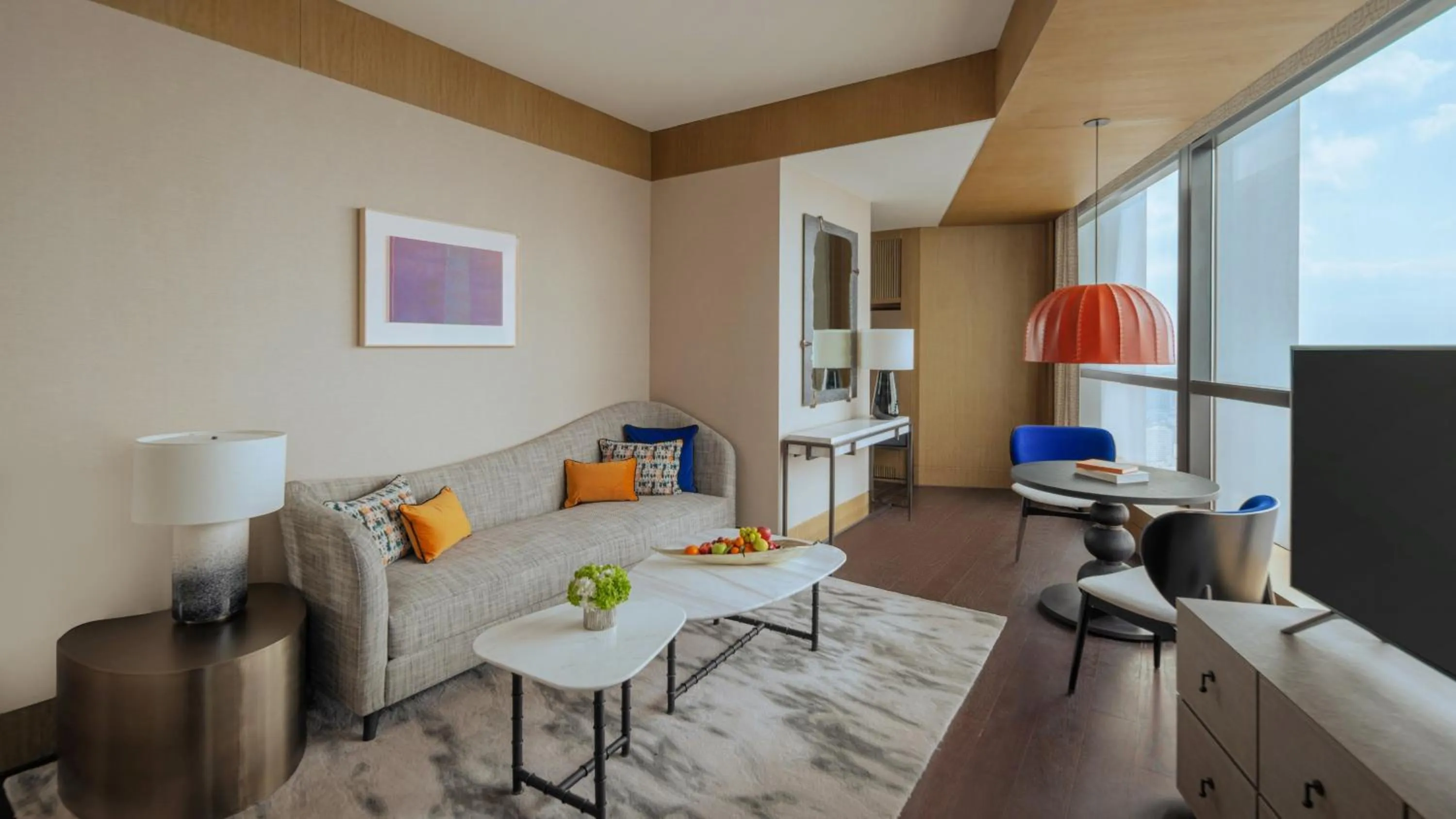 Living room in MGM Shanghai West Bund