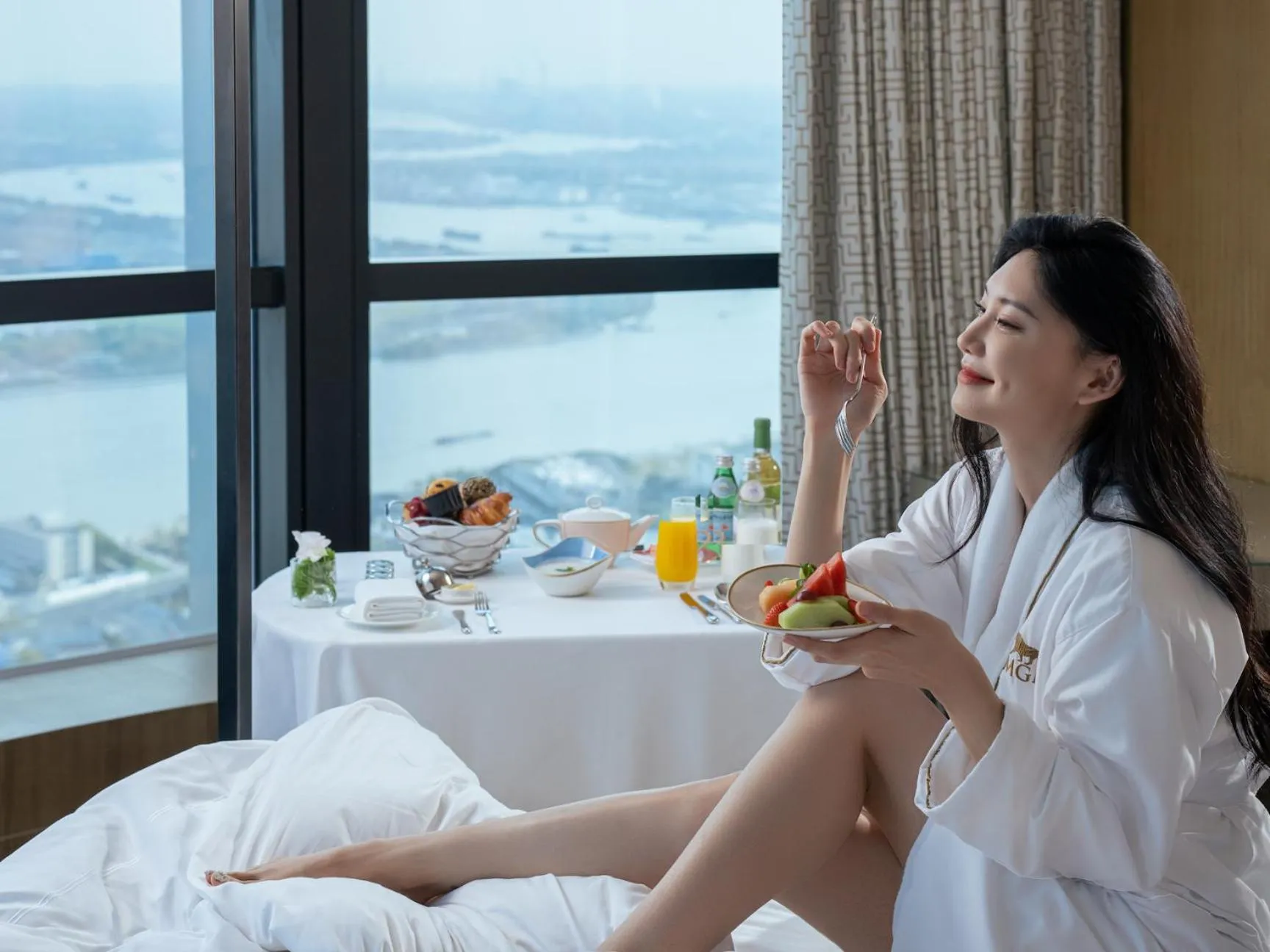 room service in MGM Shanghai West Bund