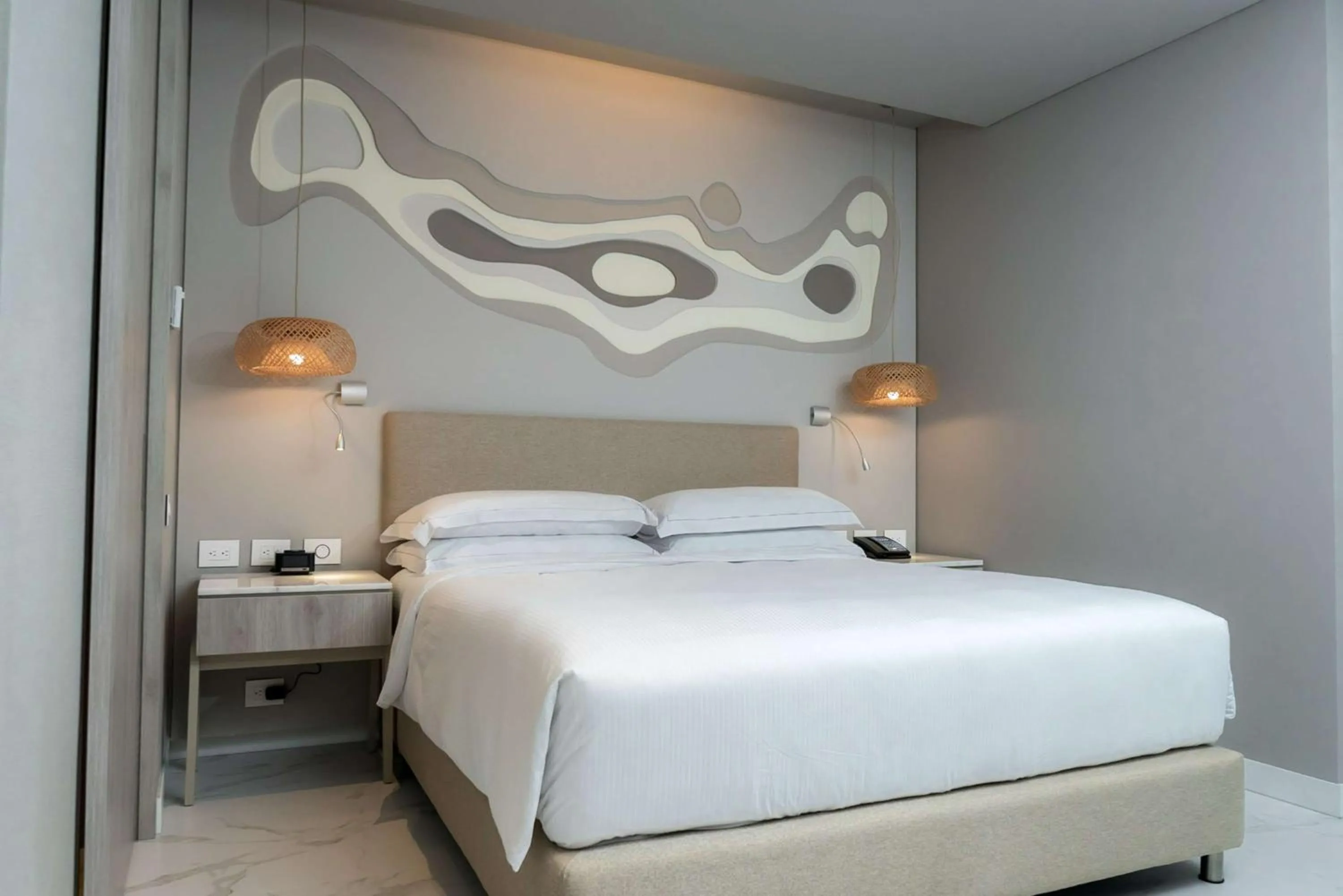 Bed in Hilton Santa Marta