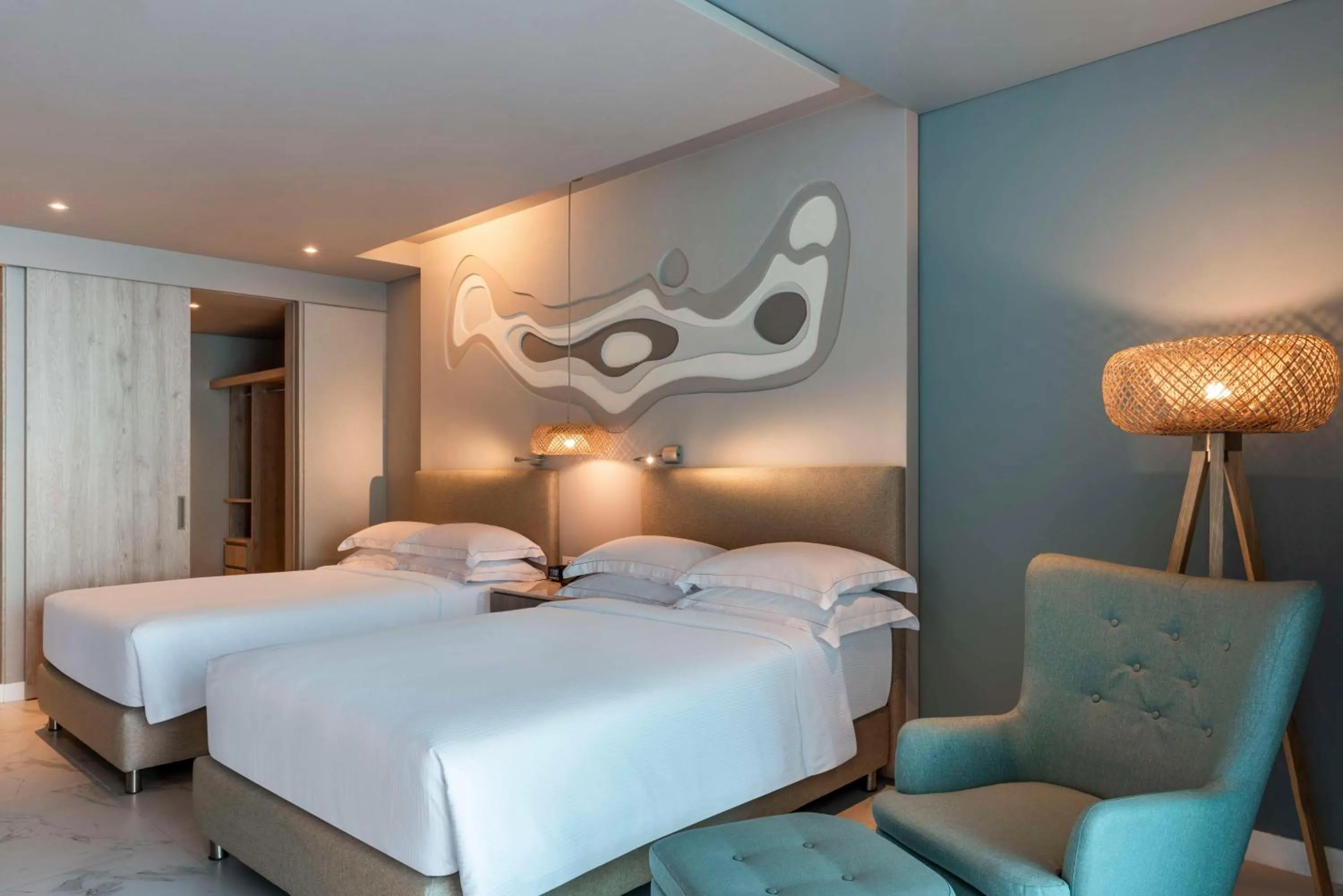 Bed in Hilton Santa Marta