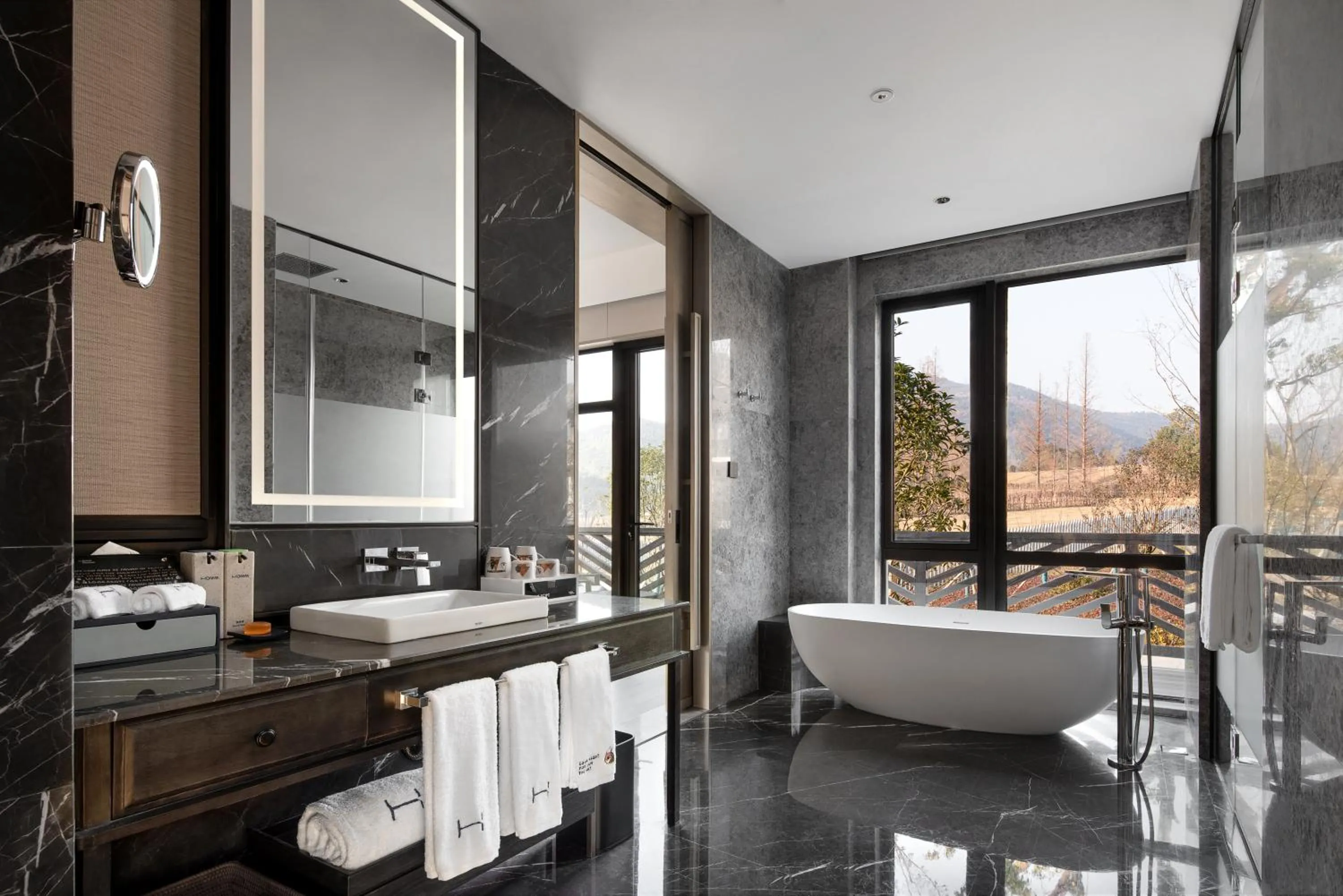Bathroom in HOMM Huzhou Xisai Shan