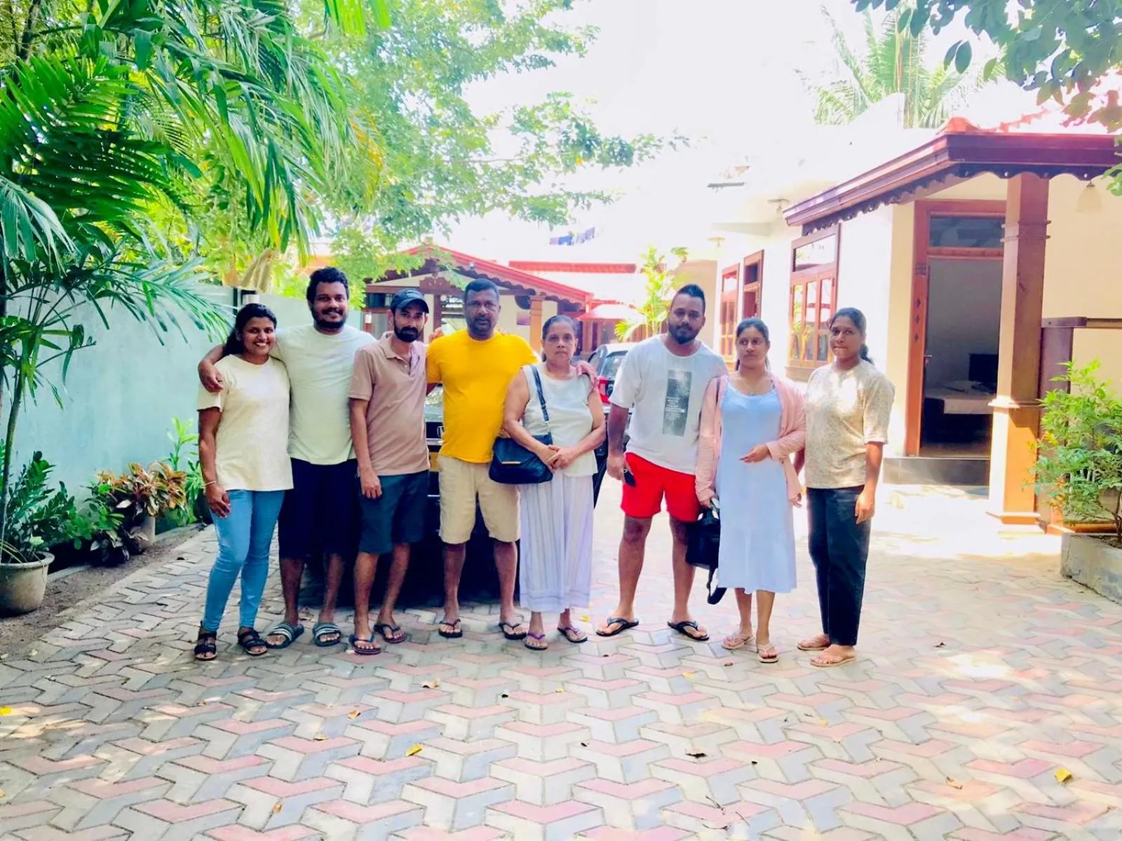 People in Heritage Villa Polonnaruwa
