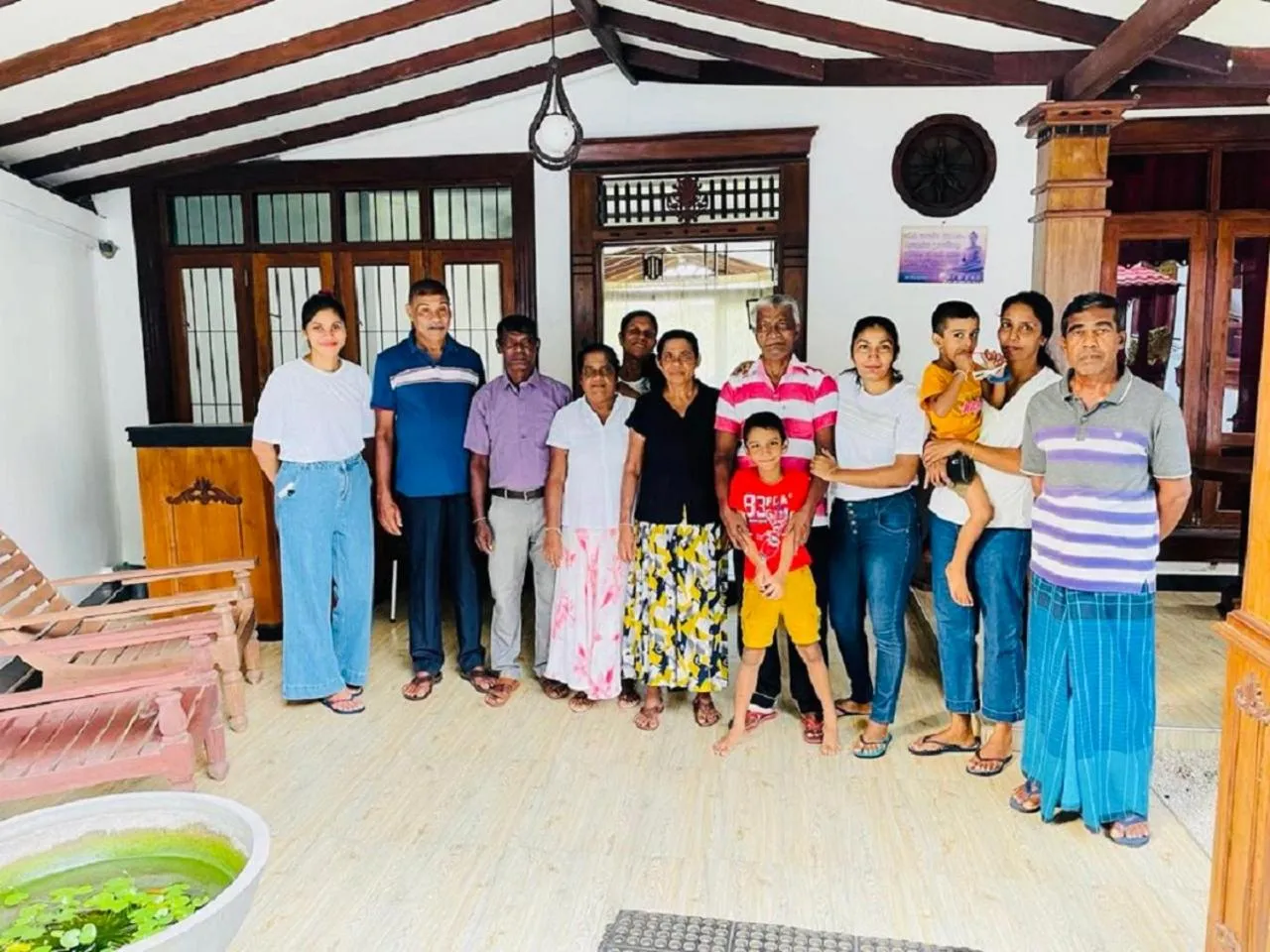 People in Heritage Villa Polonnaruwa