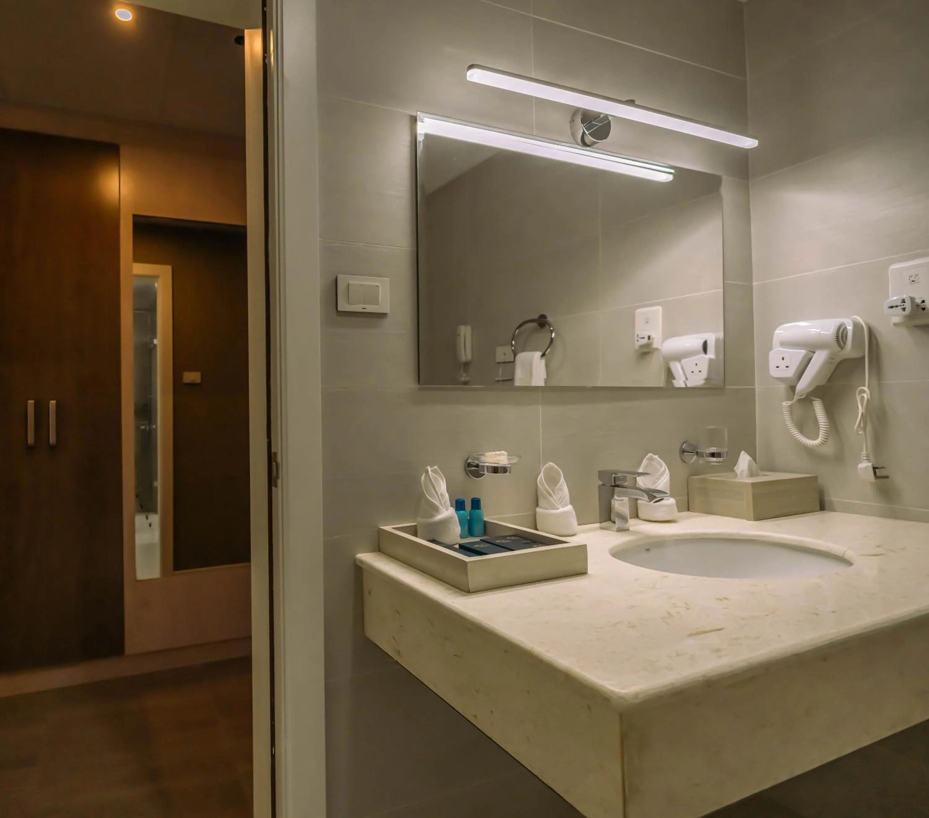 Shower in Haile Grand Addis Ababa