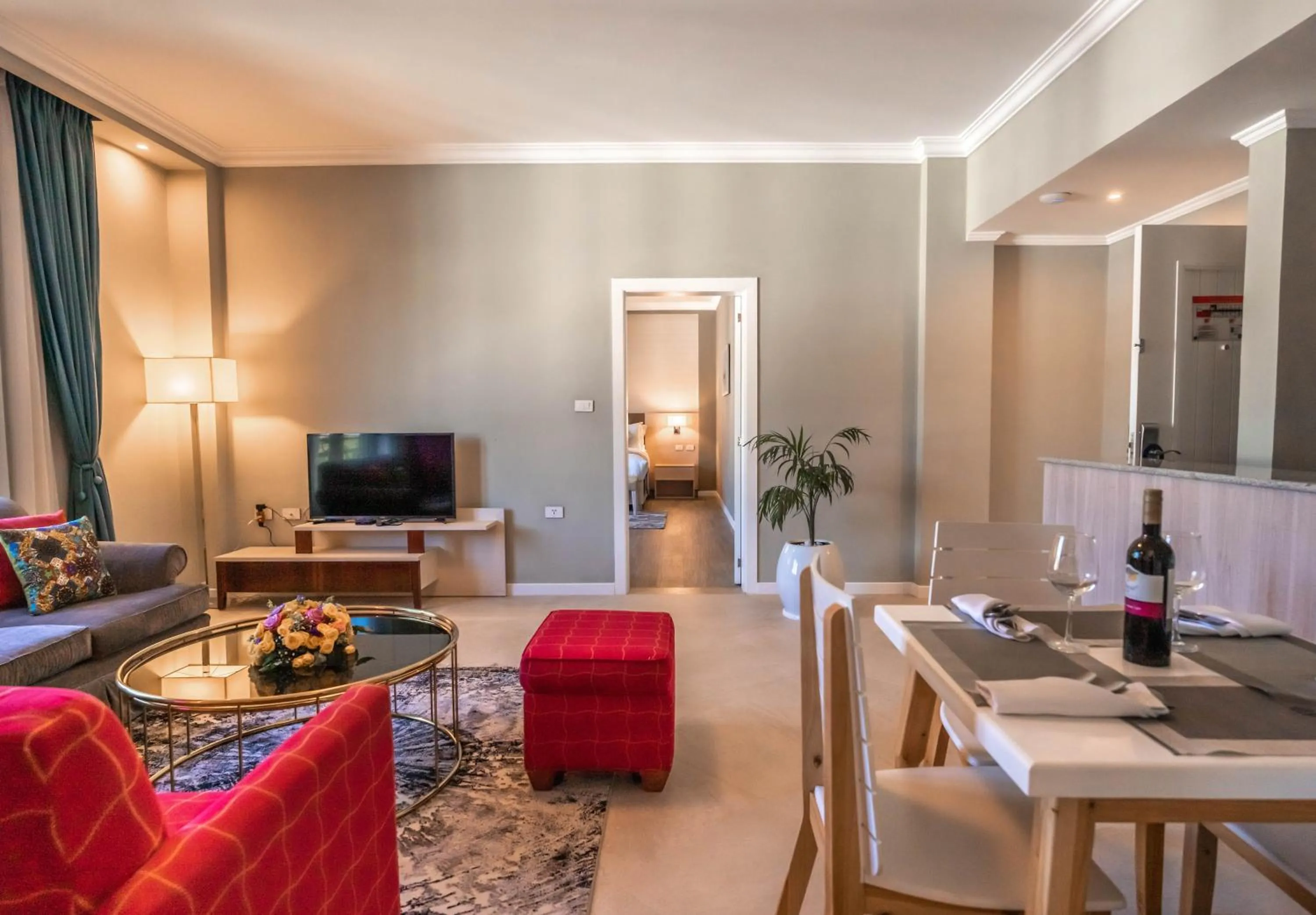 Living room in Haile Grand Addis Ababa