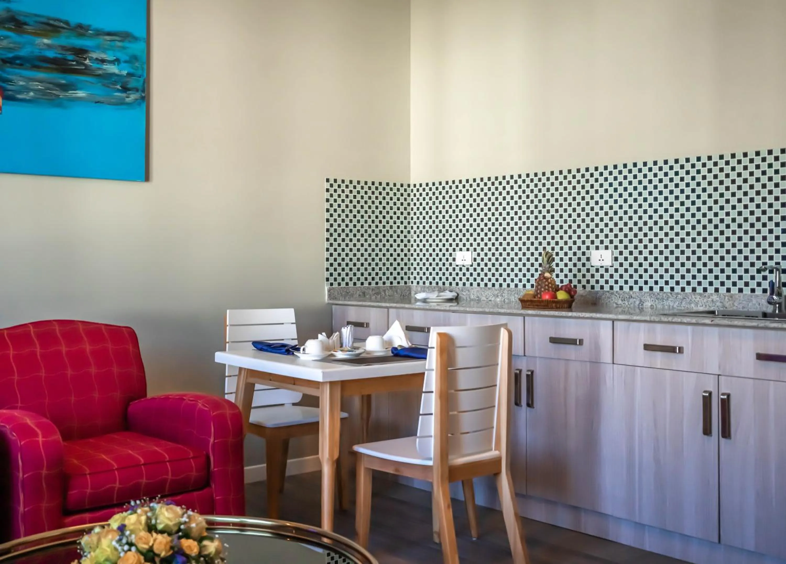 Kitchen or kitchenette in Haile Grand Addis Ababa