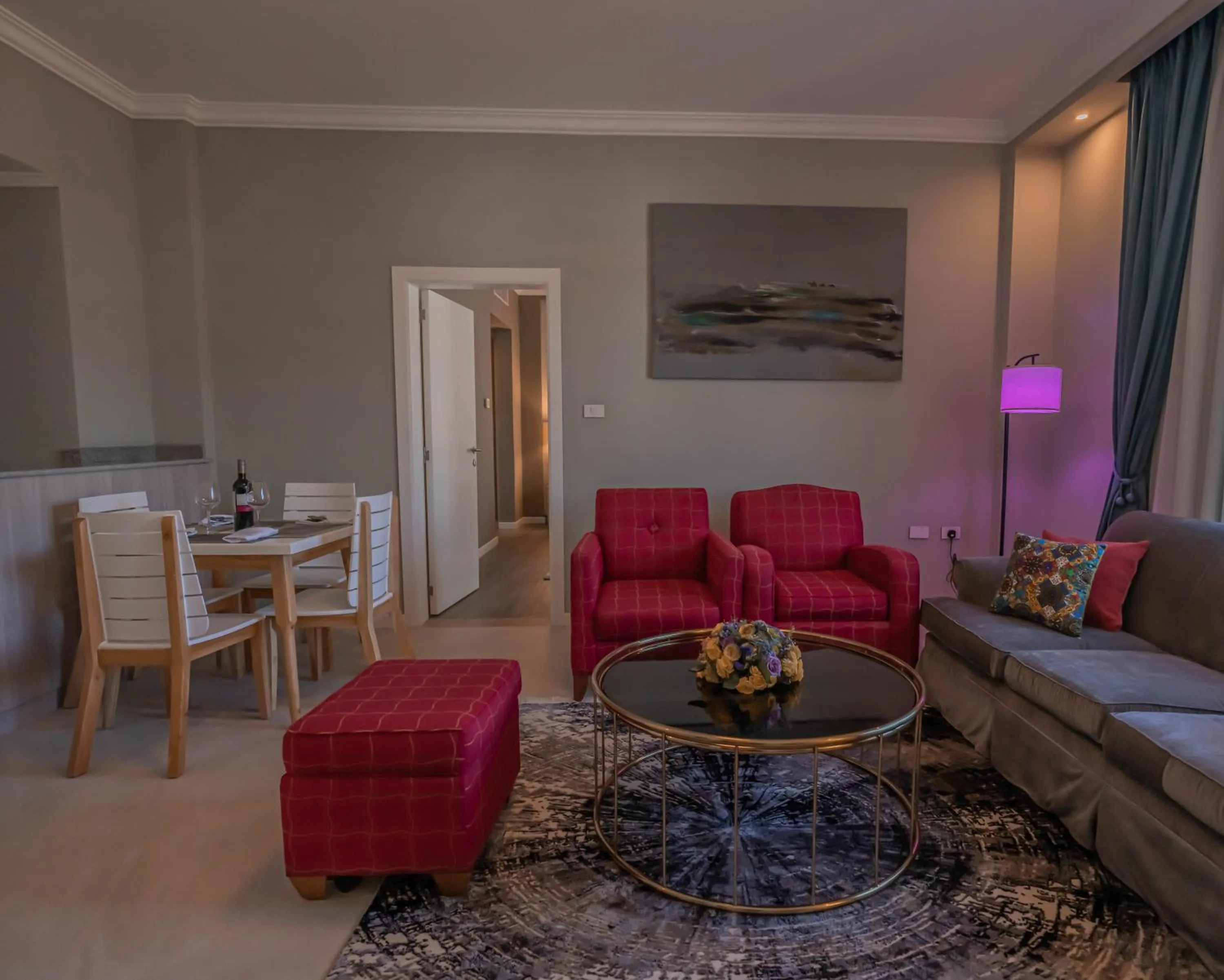 Living room in Haile Grand Addis Ababa