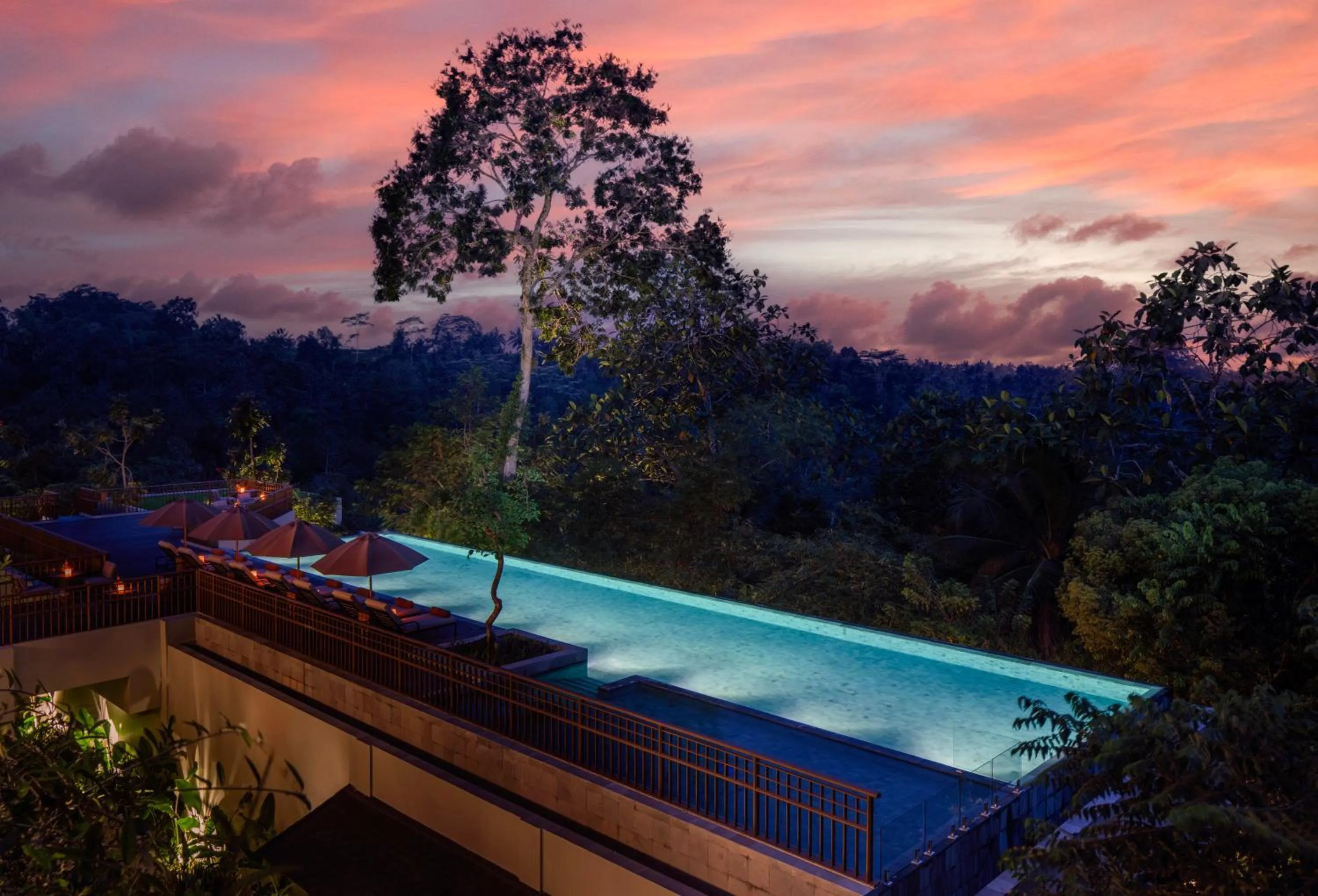 Swimming pool in Anantara Ubud Bali Resort