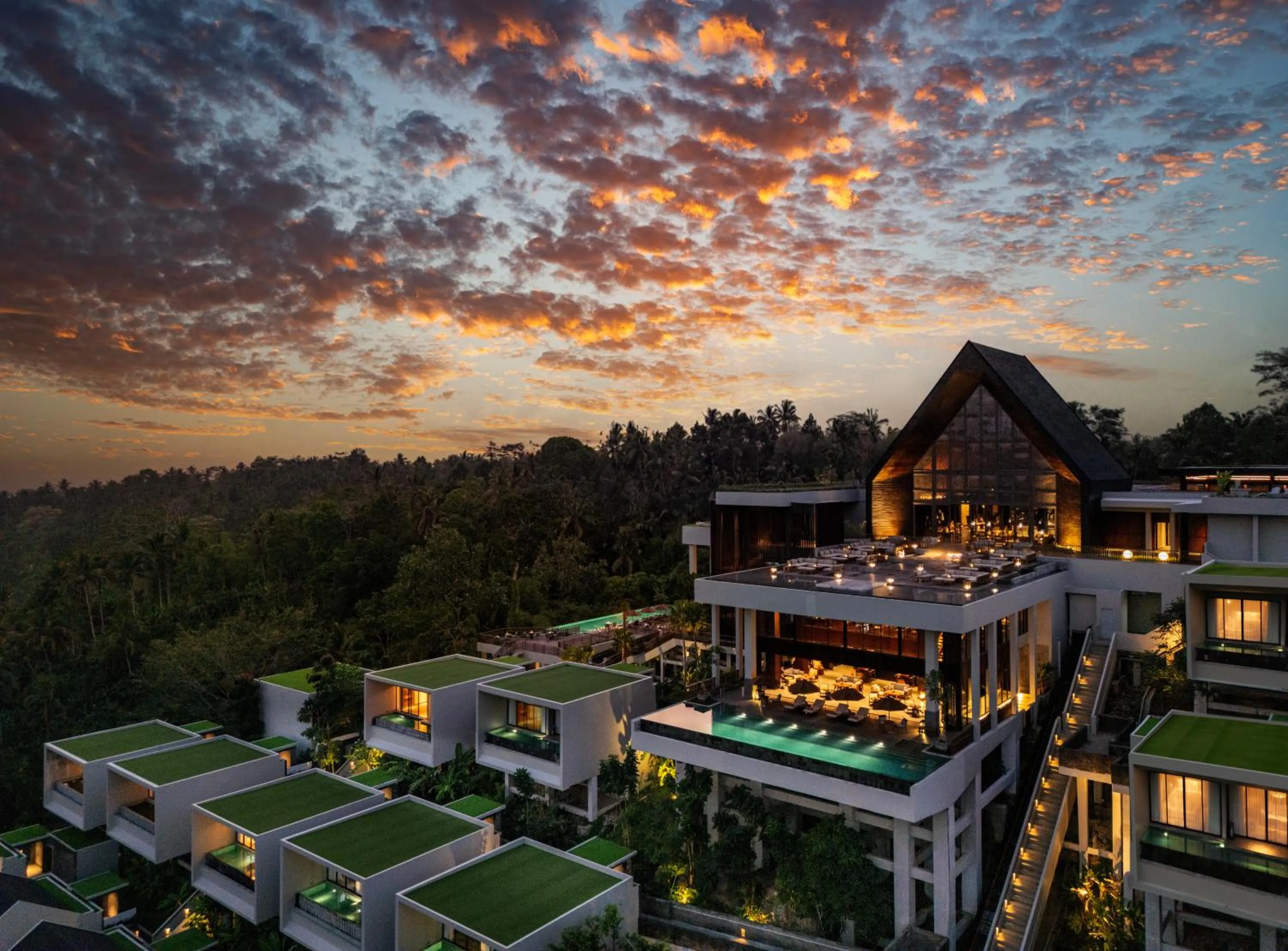 Property building in Anantara Ubud Bali Resort