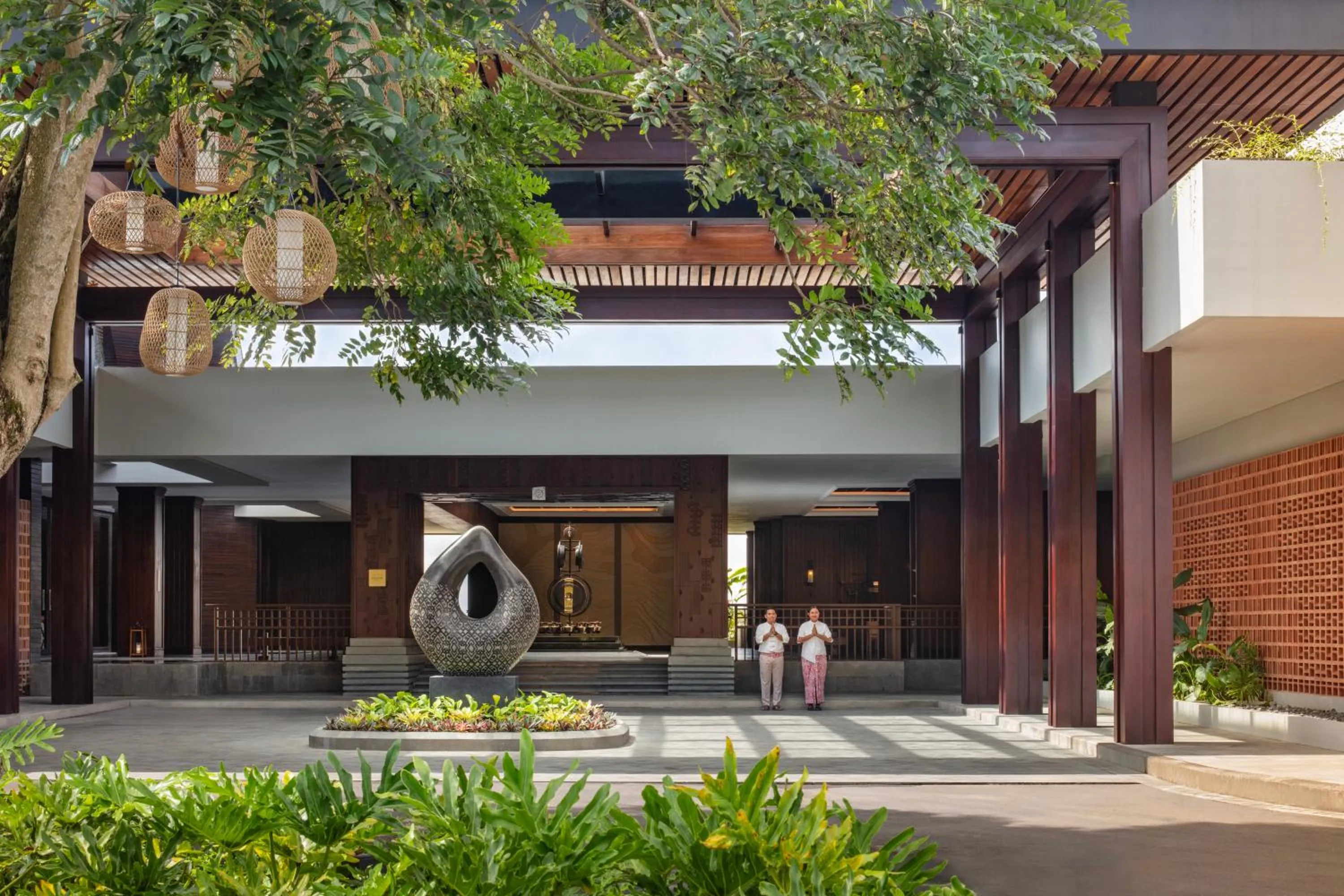 Facade/entrance in Anantara Ubud Bali Resort