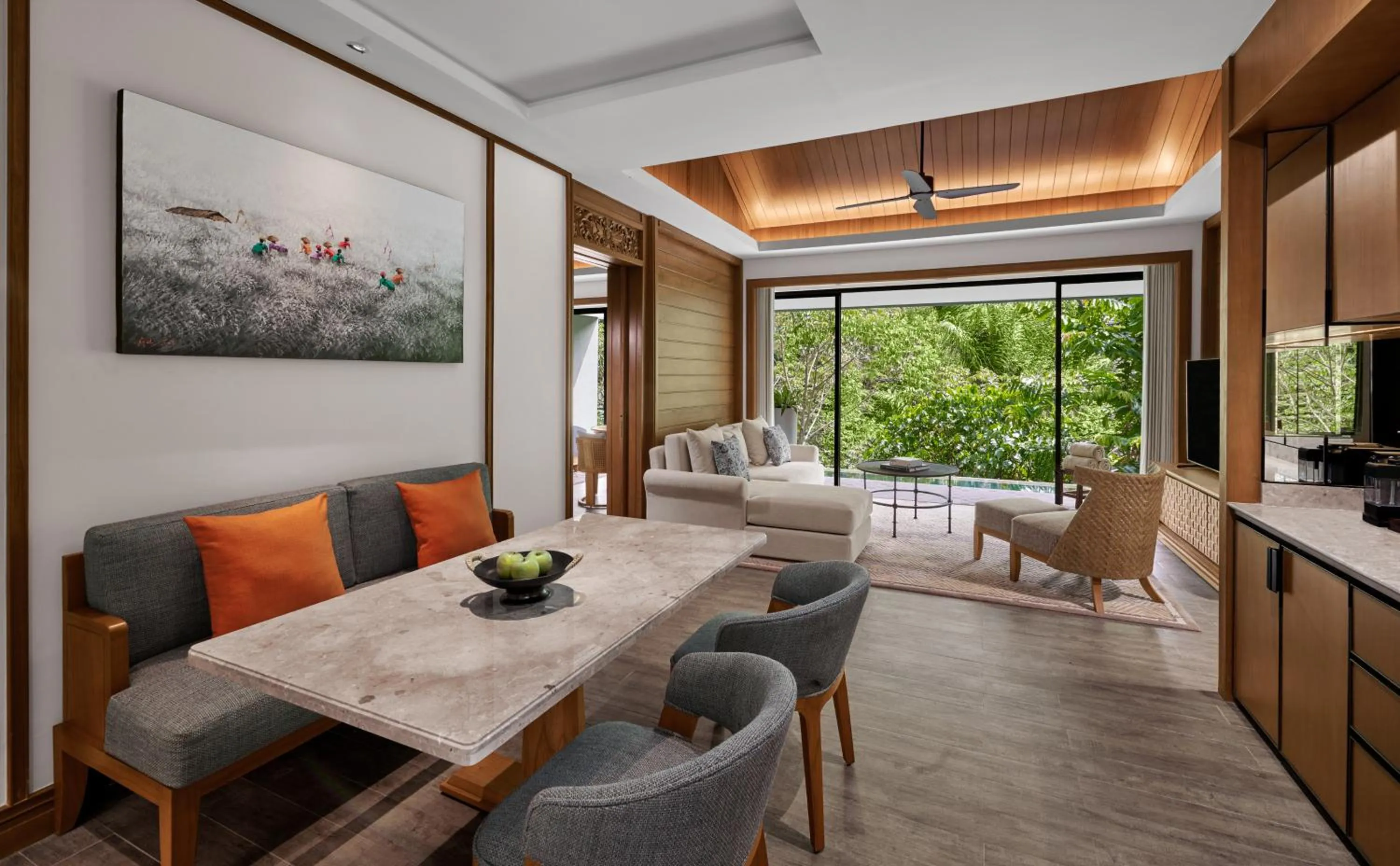 Living room in Anantara Ubud Bali Resort