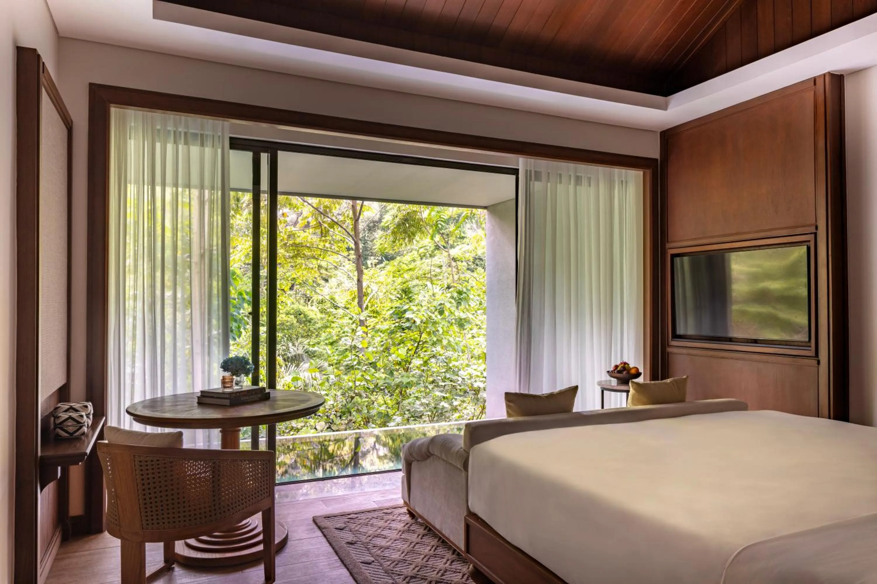 Bedroom, Bed in Anantara Ubud Bali Resort