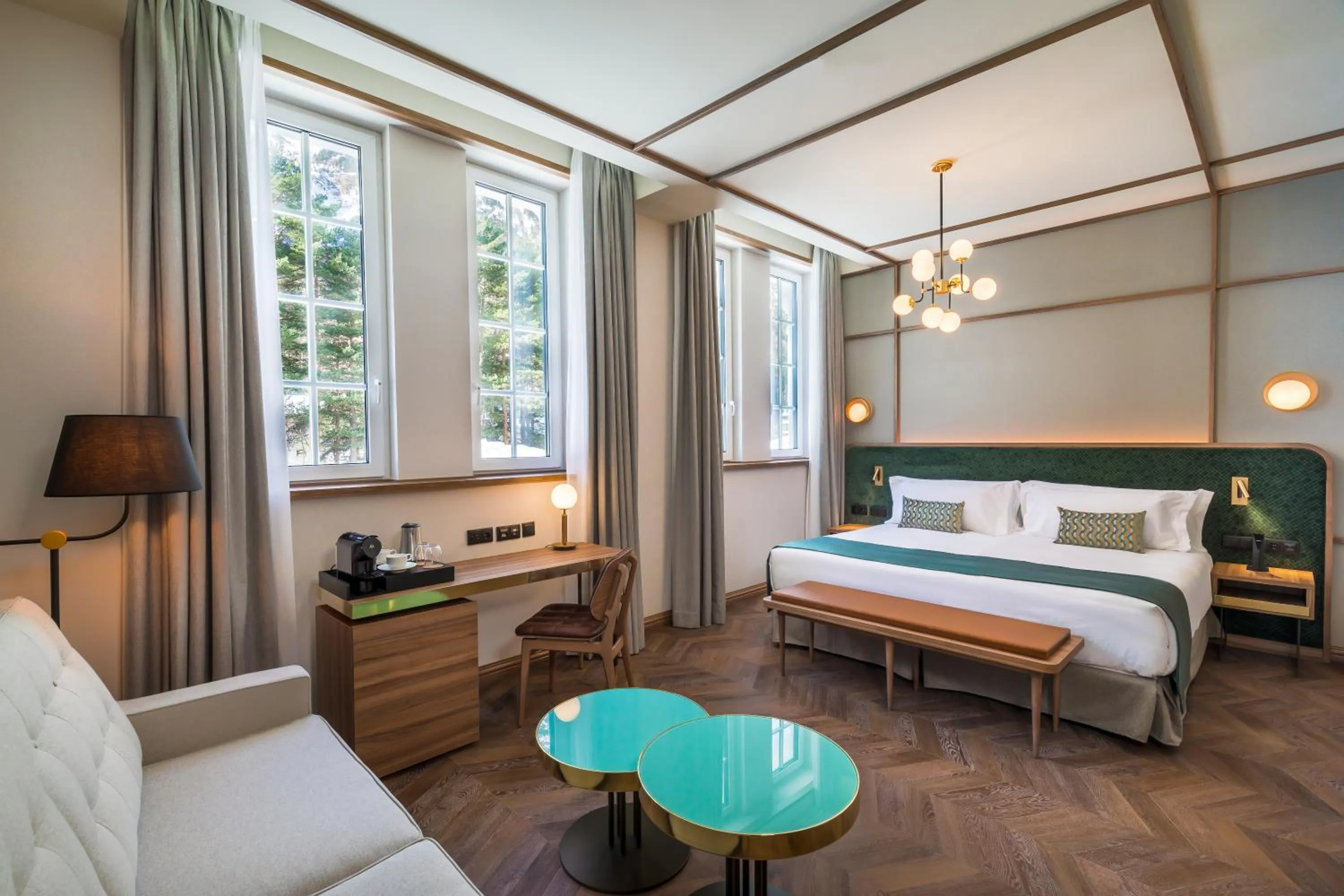 Photo of the whole room, Bed in Canfranc Estación, a Royal Hideaway Hotel - Gran Lujo