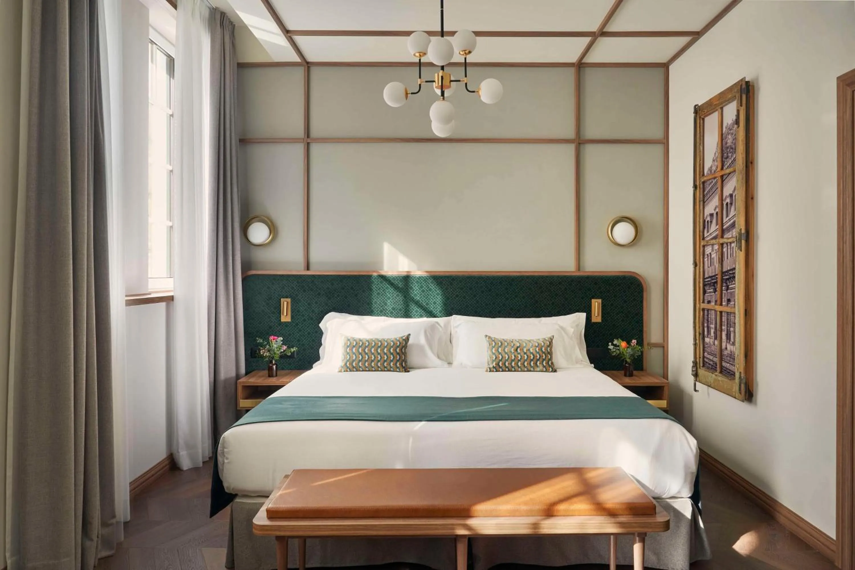 Bedroom, Bed in Canfranc Estación, a Royal Hideaway Hotel - Gran Lujo