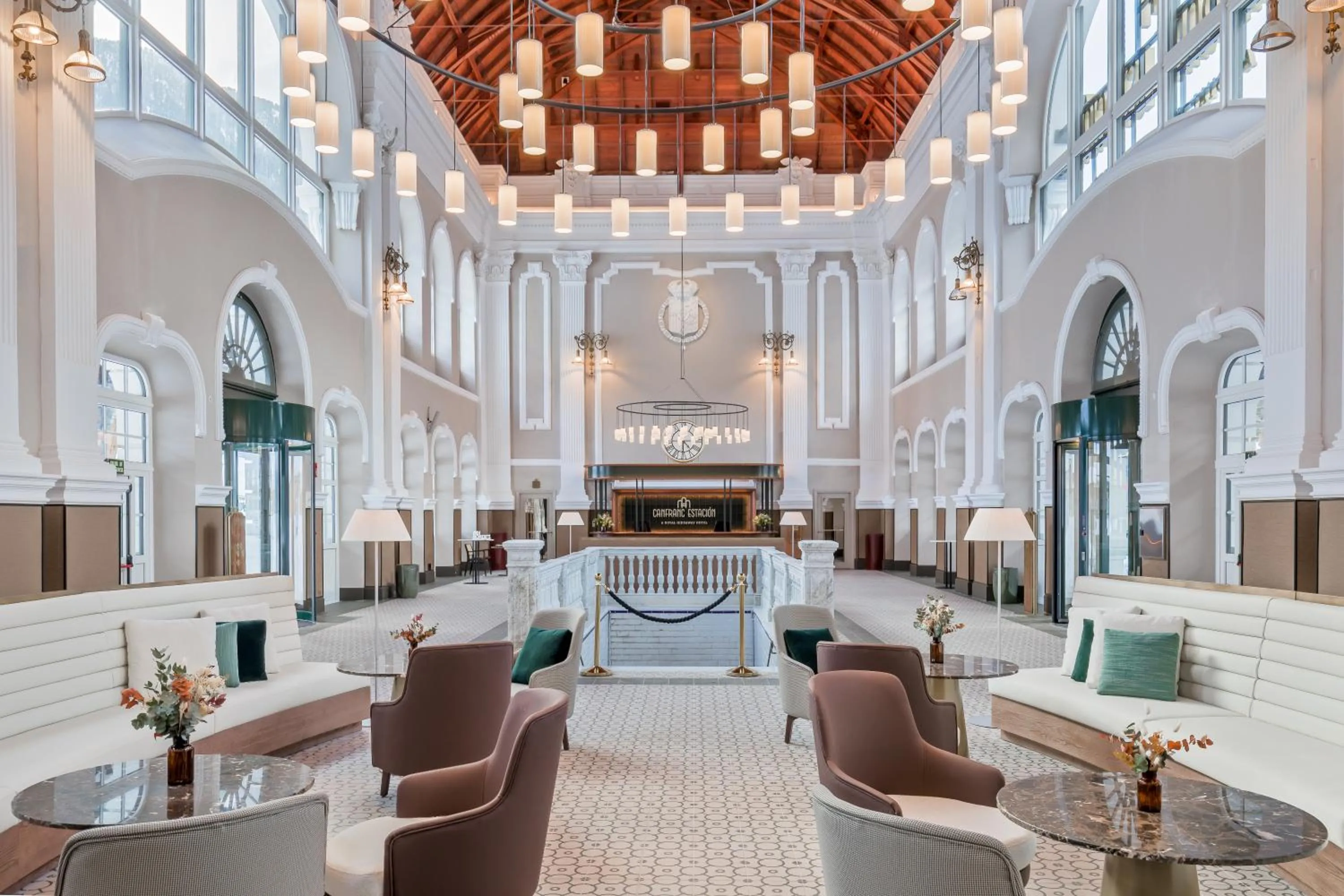 Seating area in Canfranc Estación, a Royal Hideaway Hotel - Gran Lujo