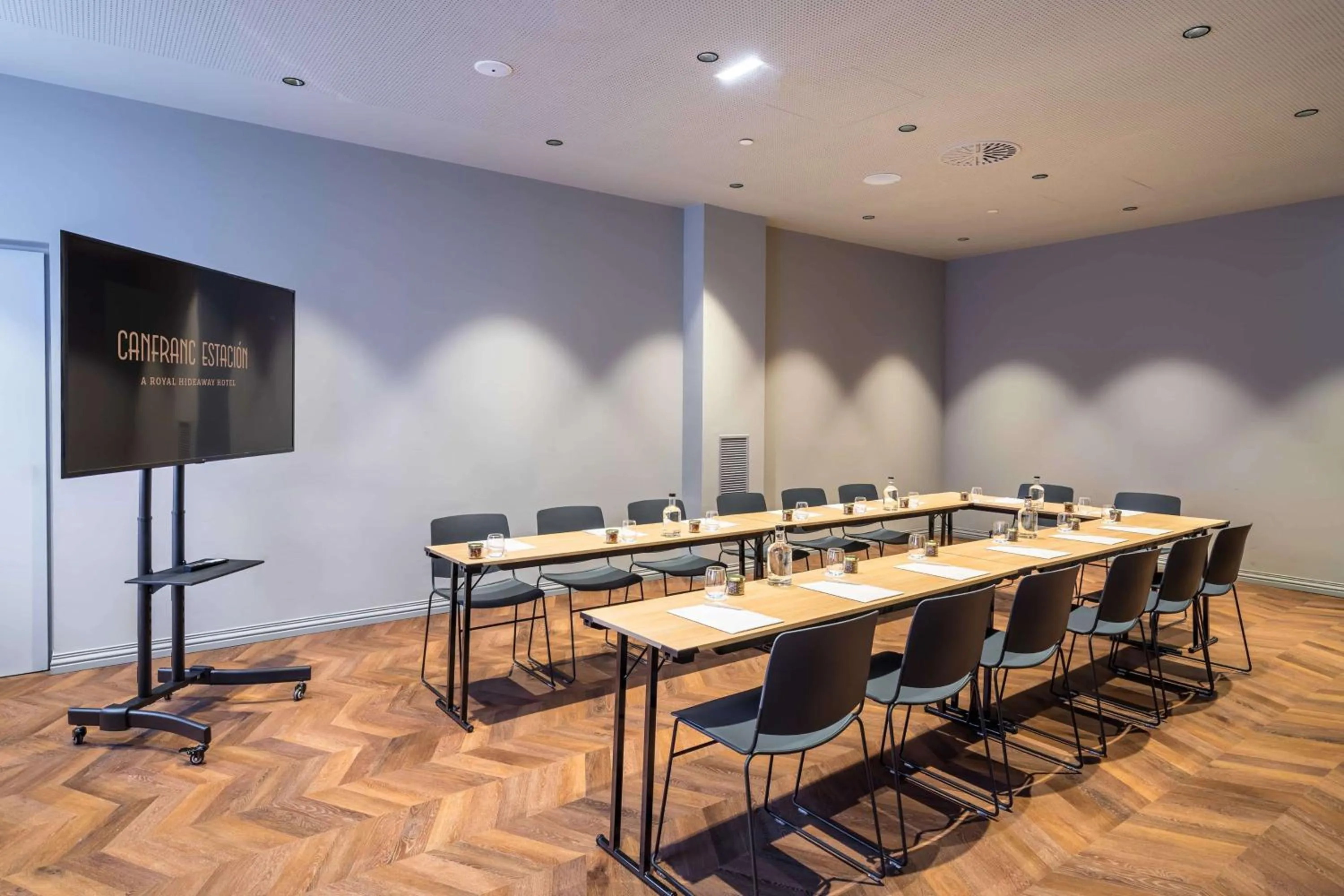Meeting/conference room in Canfranc Estación, a Royal Hideaway Hotel - Gran Lujo