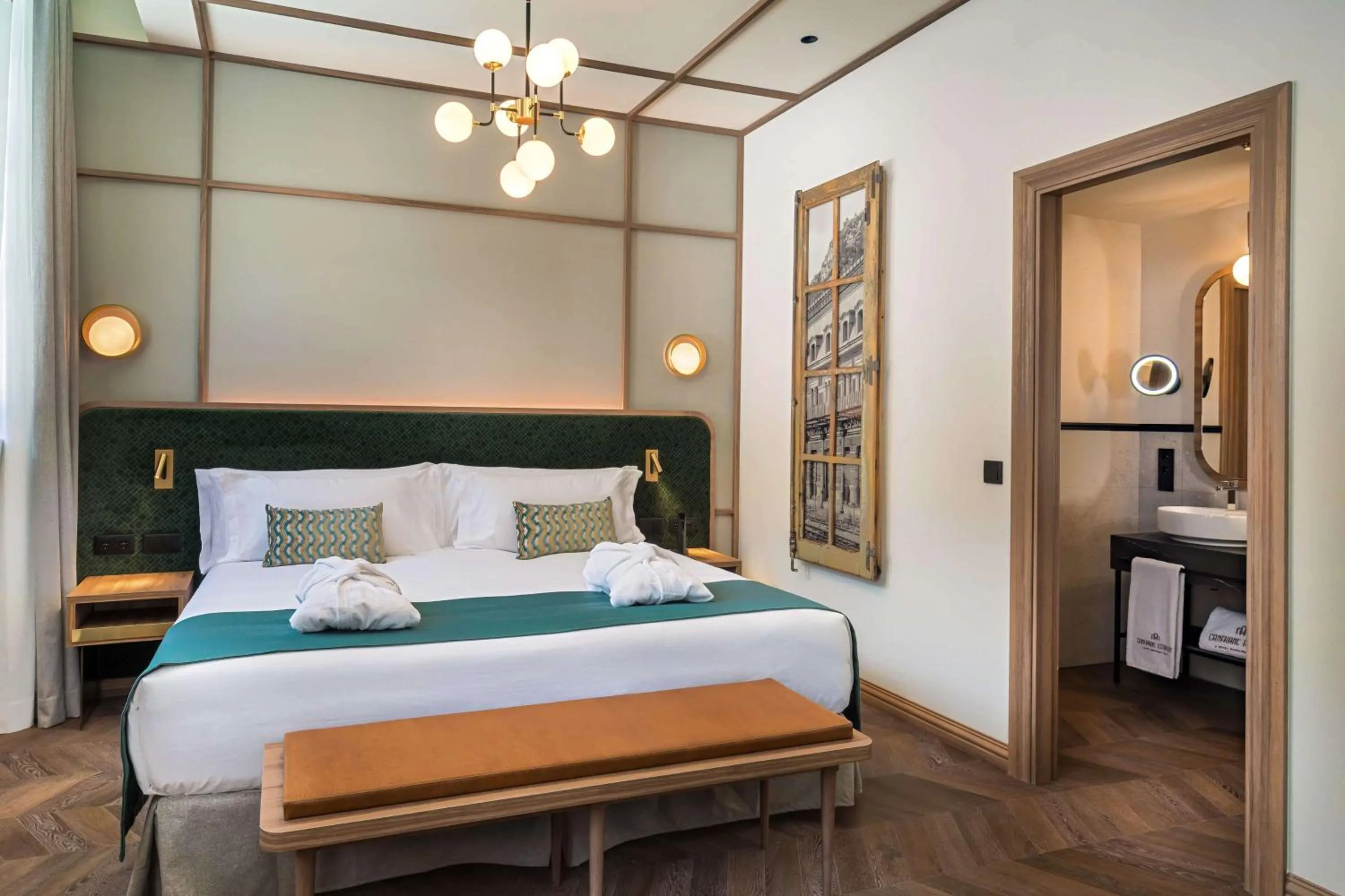 Bedroom, Bed in Canfranc Estación, a Royal Hideaway Hotel - Gran Lujo