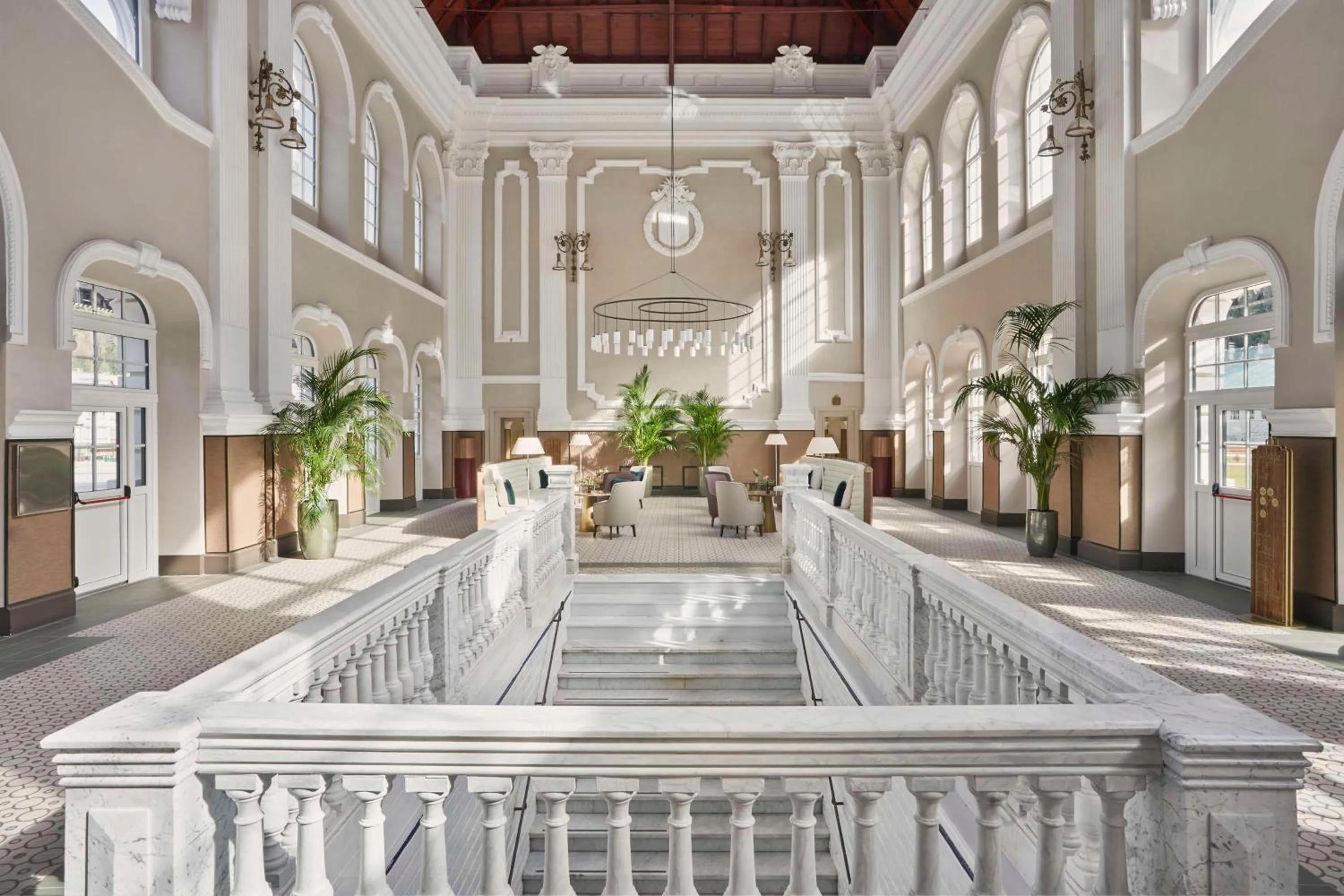 Lobby or reception in Canfranc Estación, a Royal Hideaway Hotel - Gran Lujo