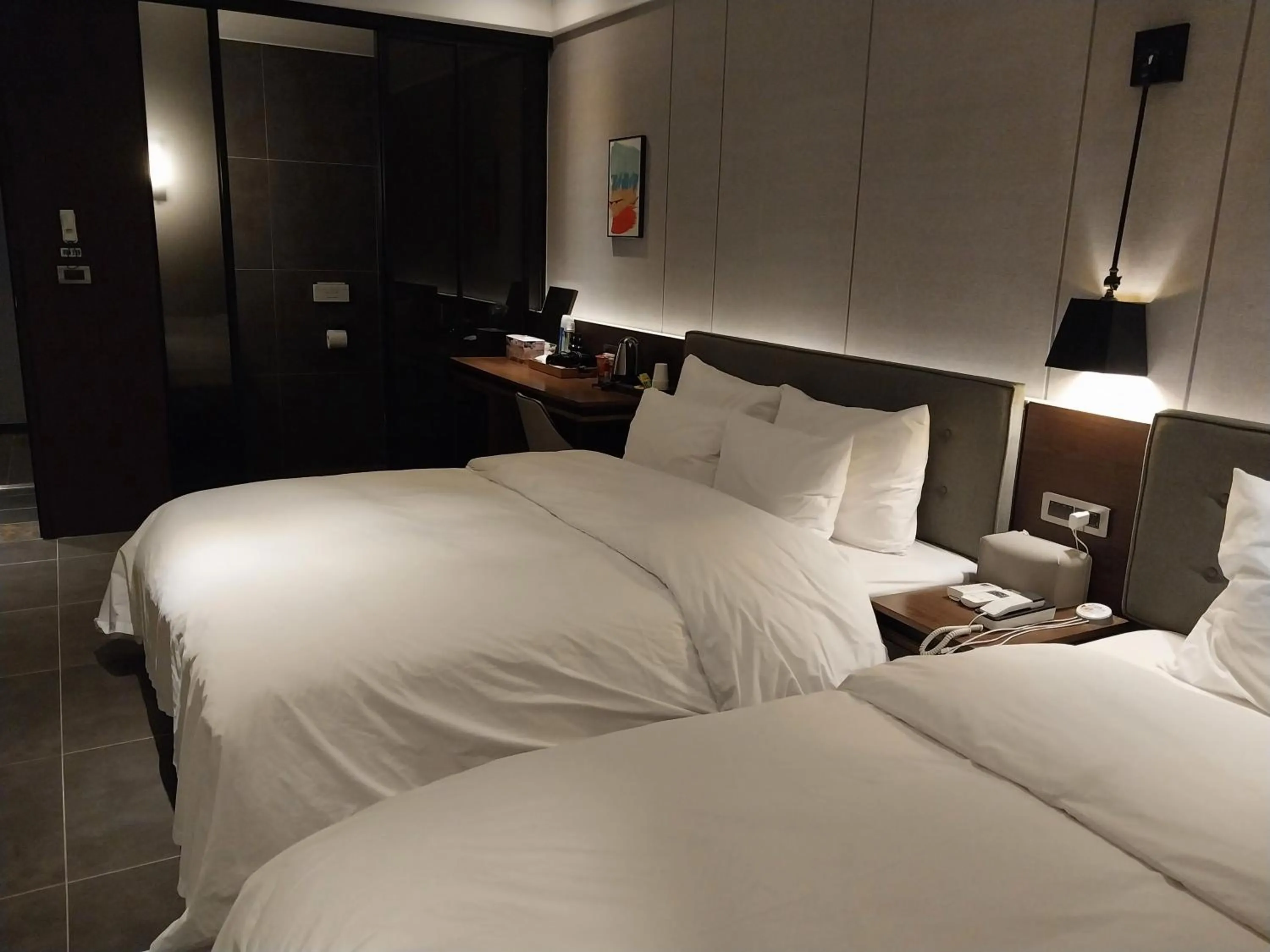 Bed in Brown Dot Hotel Busan Station