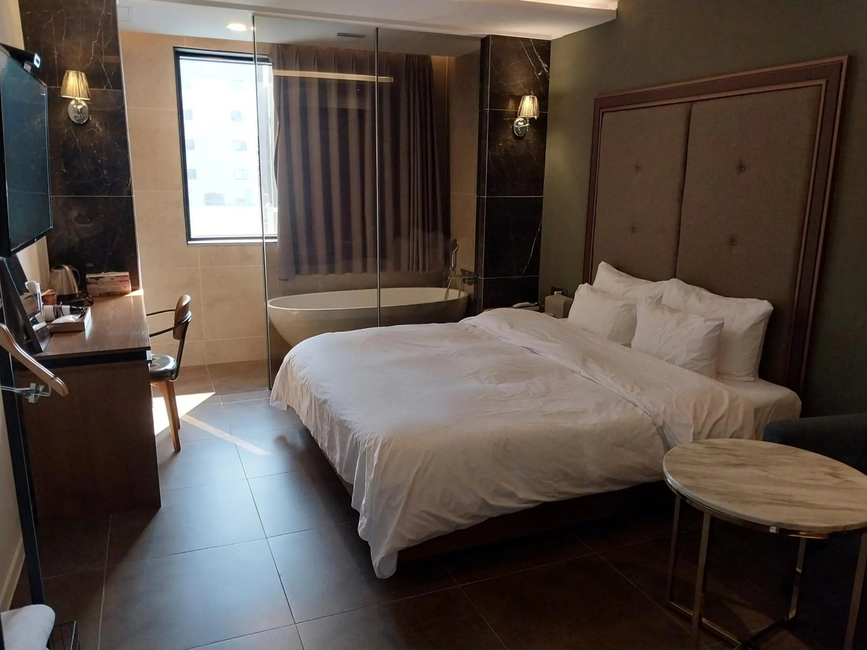 Bed in Brown Dot Hotel Busan Station