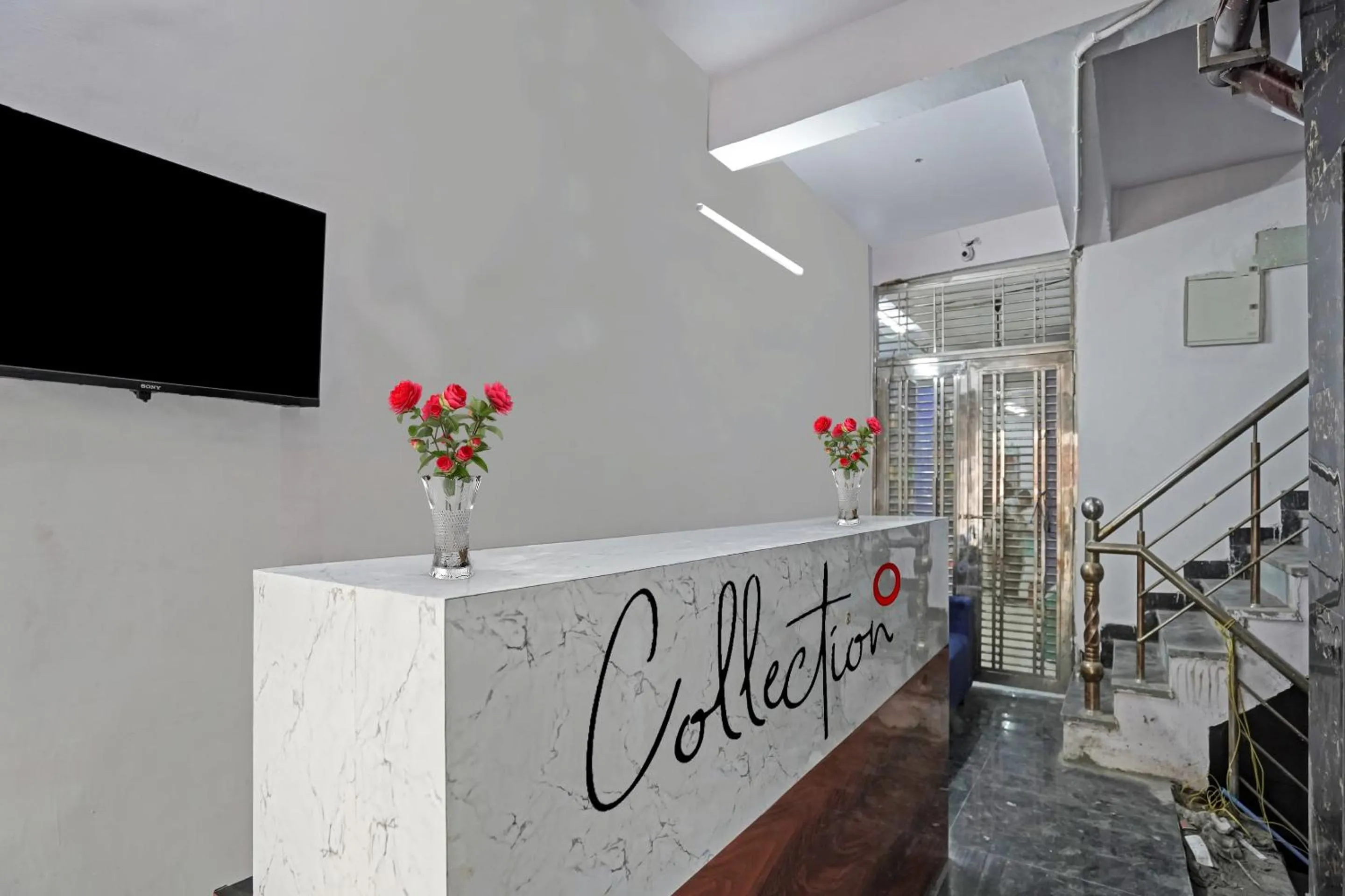 Lobby or reception in Hotel O SK Residency Rohini