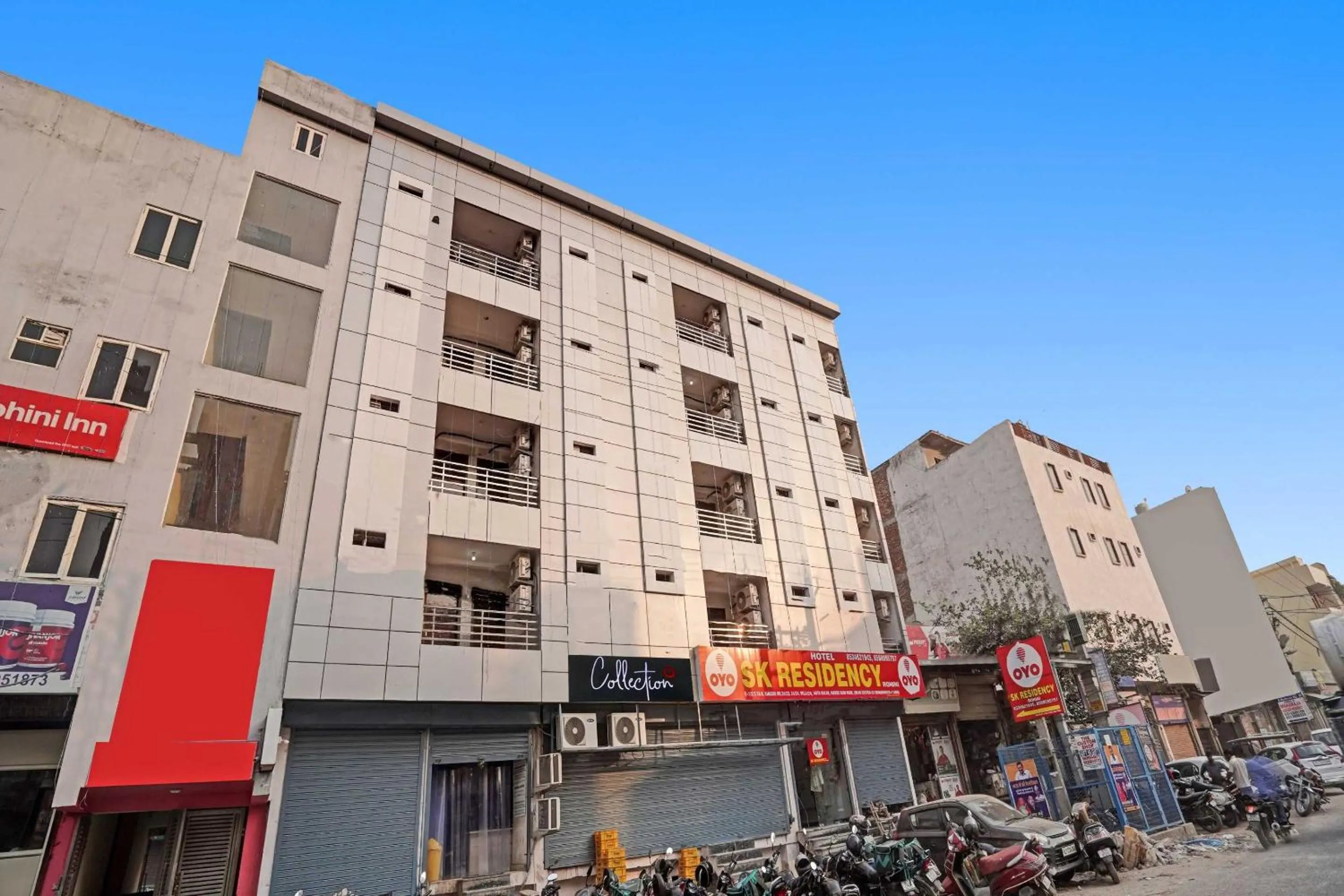 Facade/entrance in Hotel O SK Residency Rohini