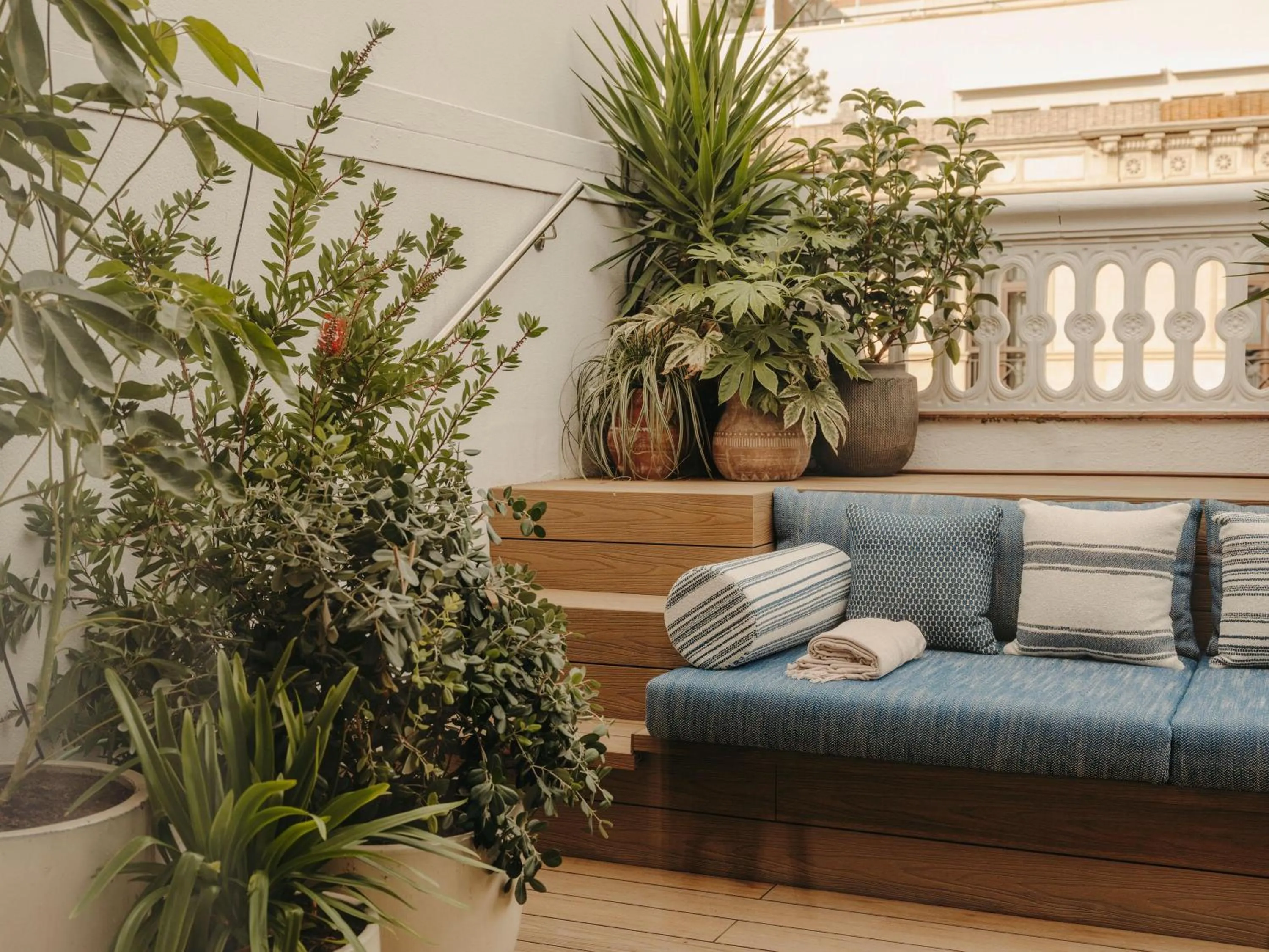 Photo of the whole room in Hotel Pulitzer Barcelona