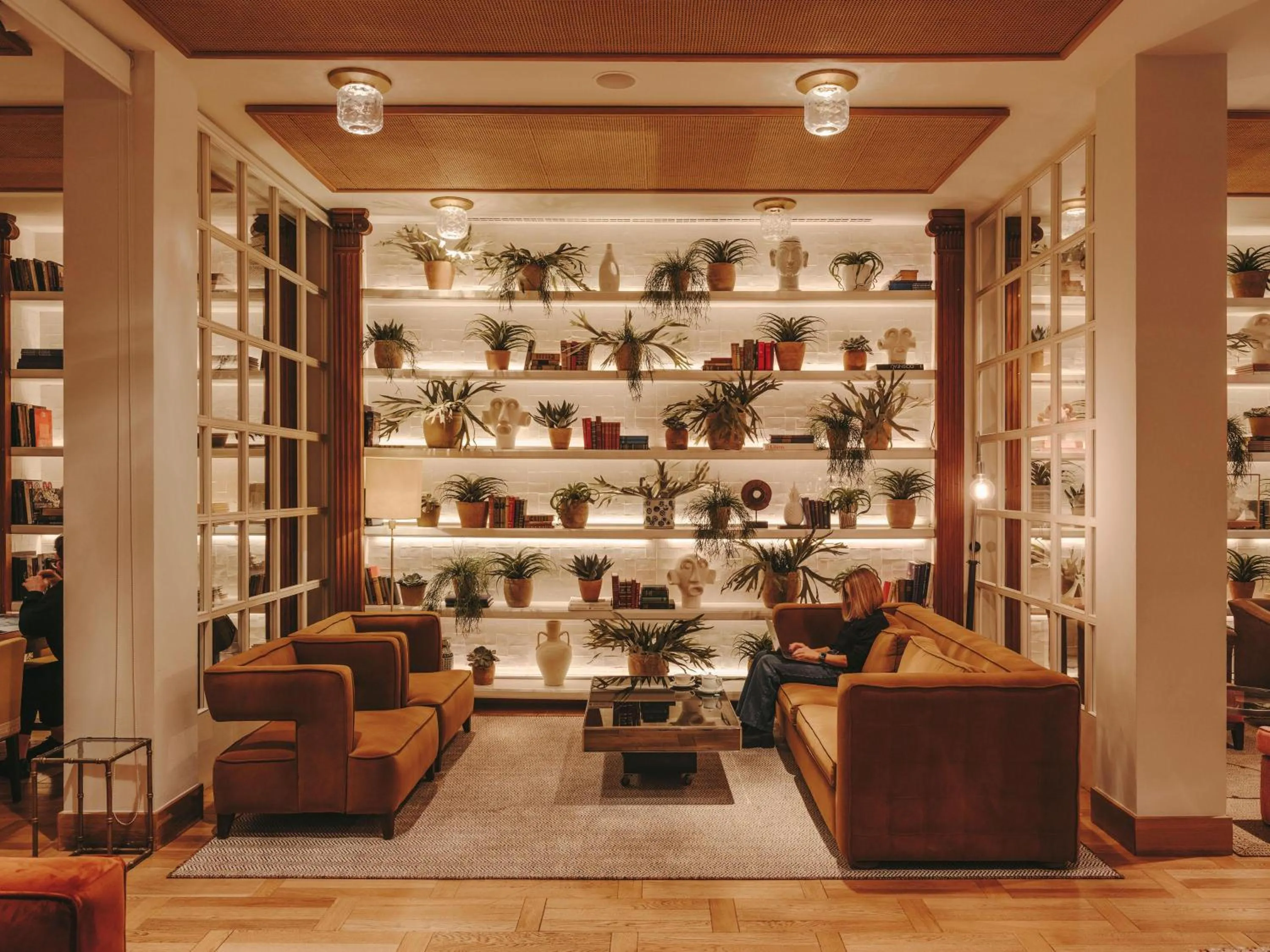 Lobby or reception in Hotel Pulitzer Barcelona