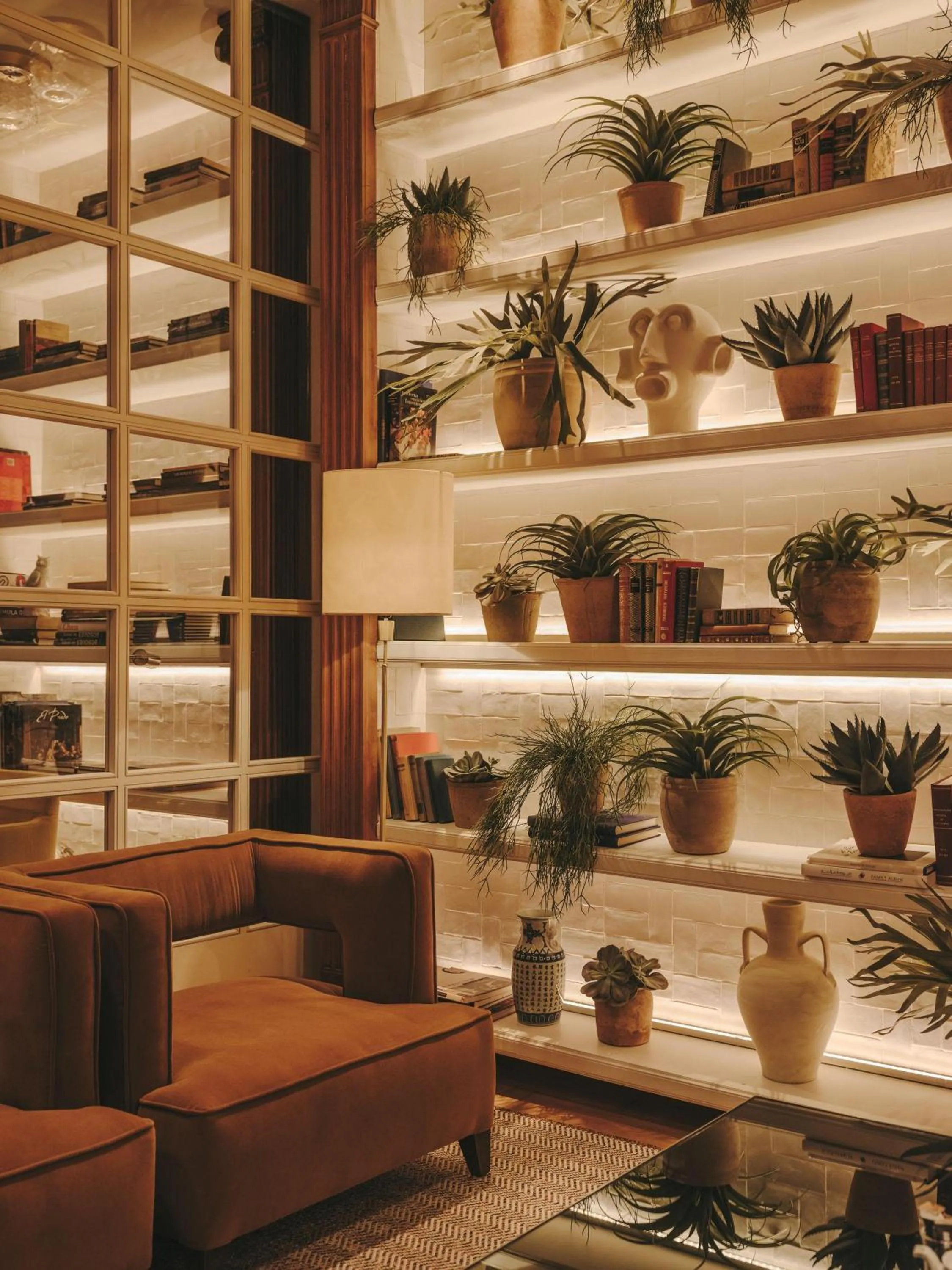 Lobby or reception in Hotel Pulitzer Barcelona