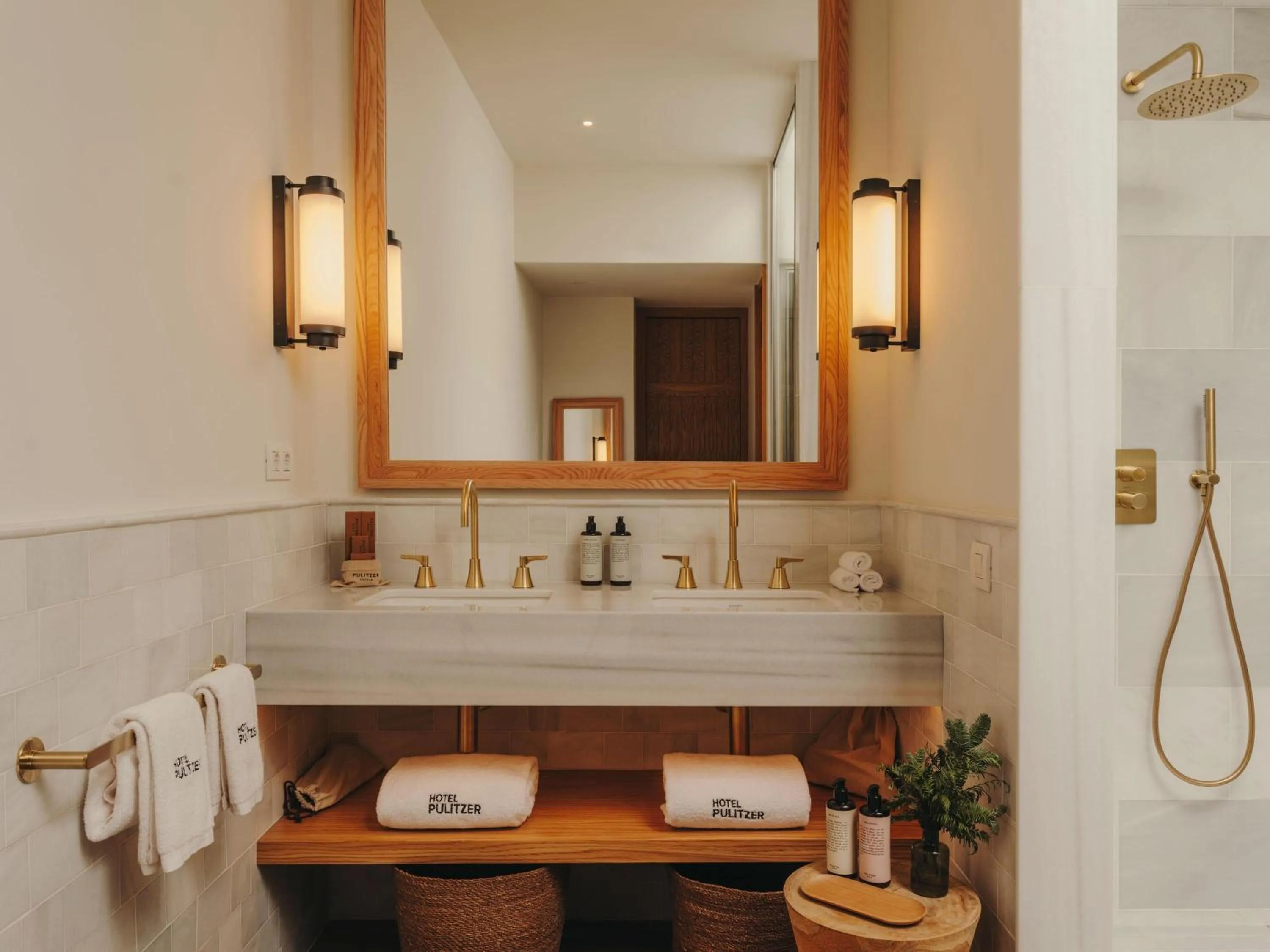 Bathroom in Hotel Pulitzer Barcelona