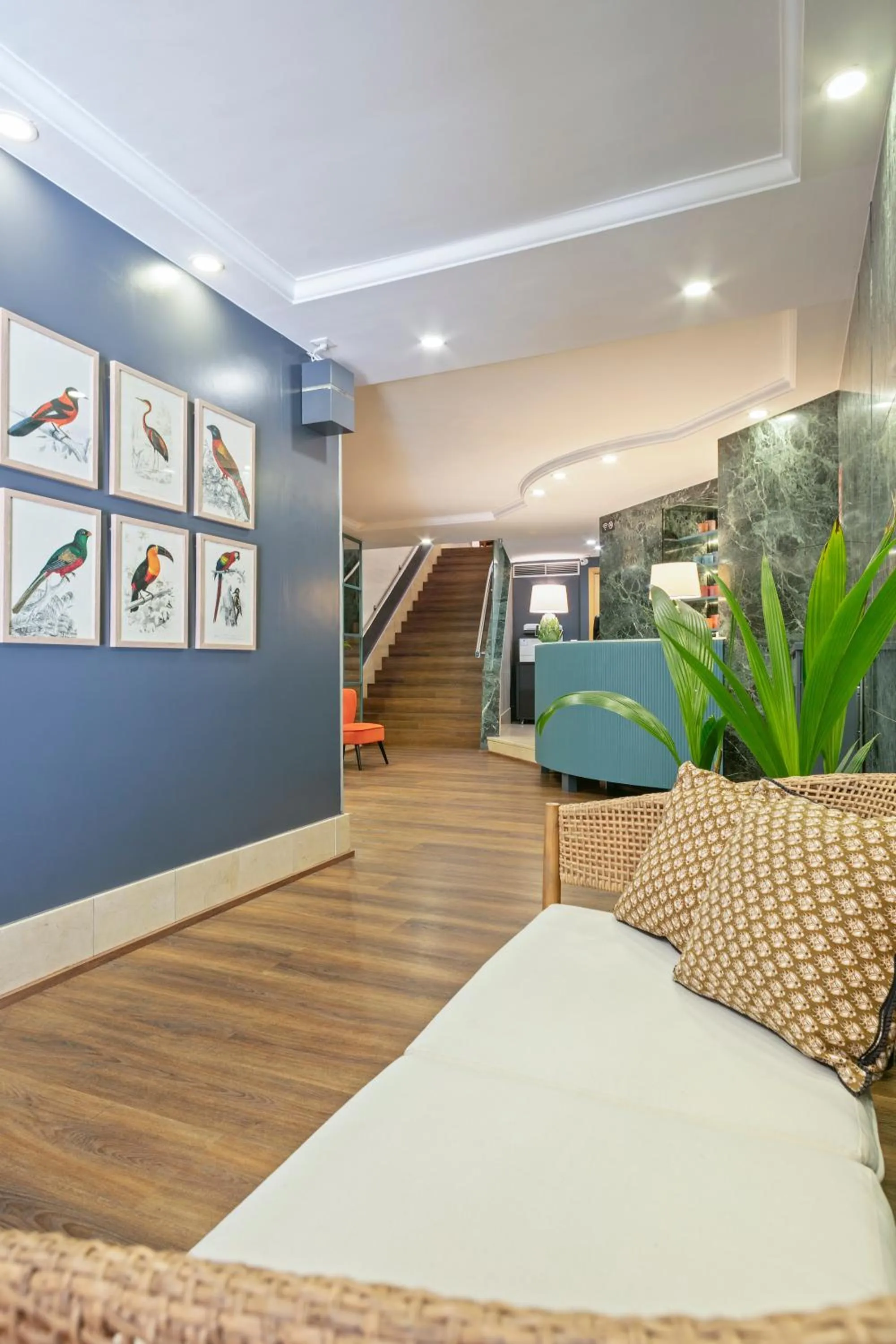 Lobby or reception in Hotel Acta Azul Barcelona