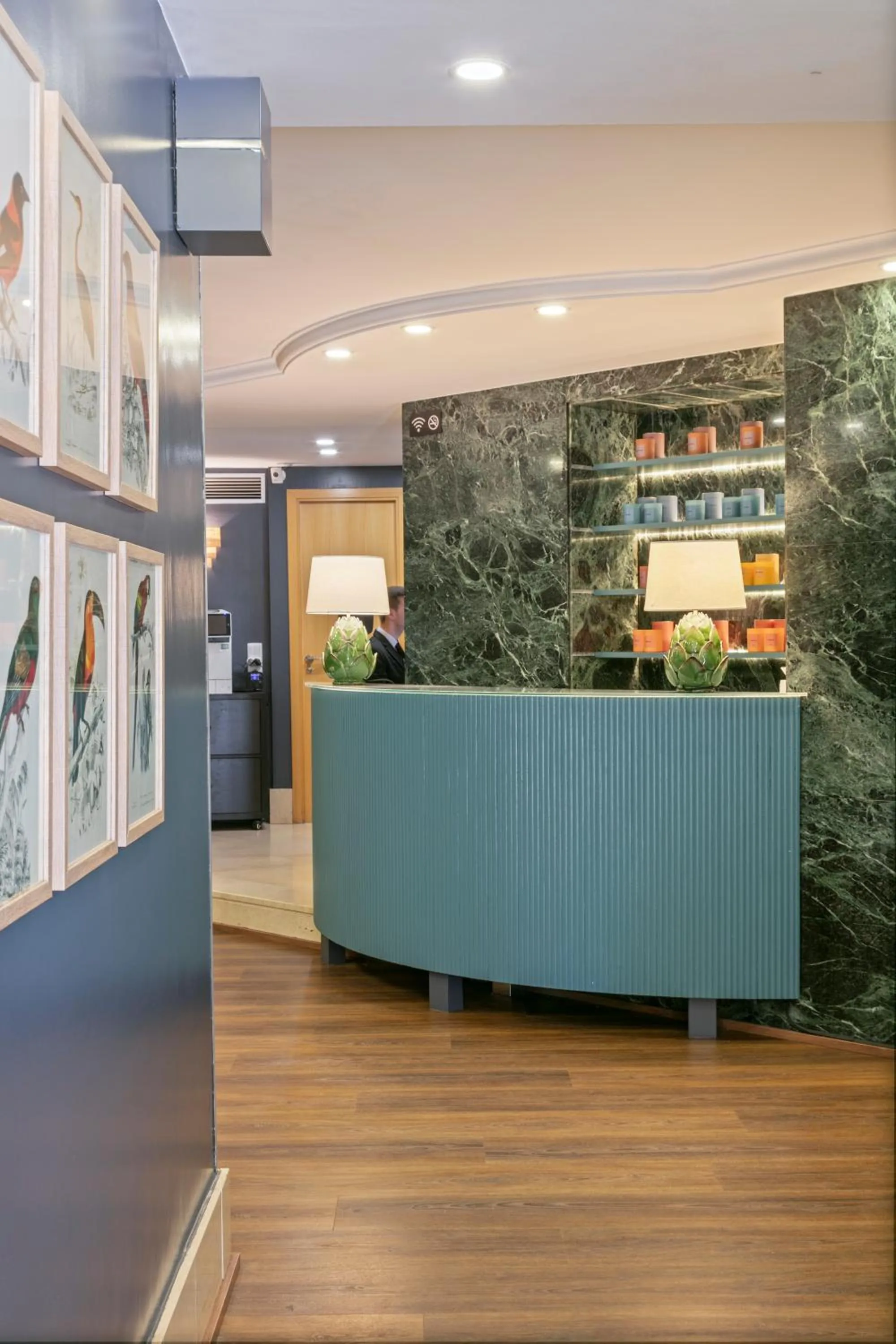 Lobby or reception in Hotel Acta Azul Barcelona