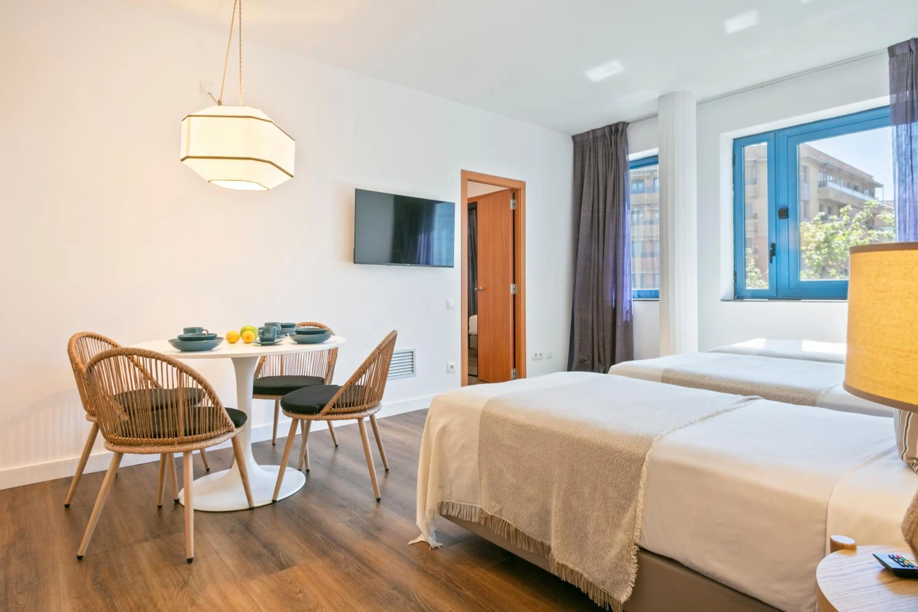 Bedroom, Bed in Hotel Acta Azul Barcelona