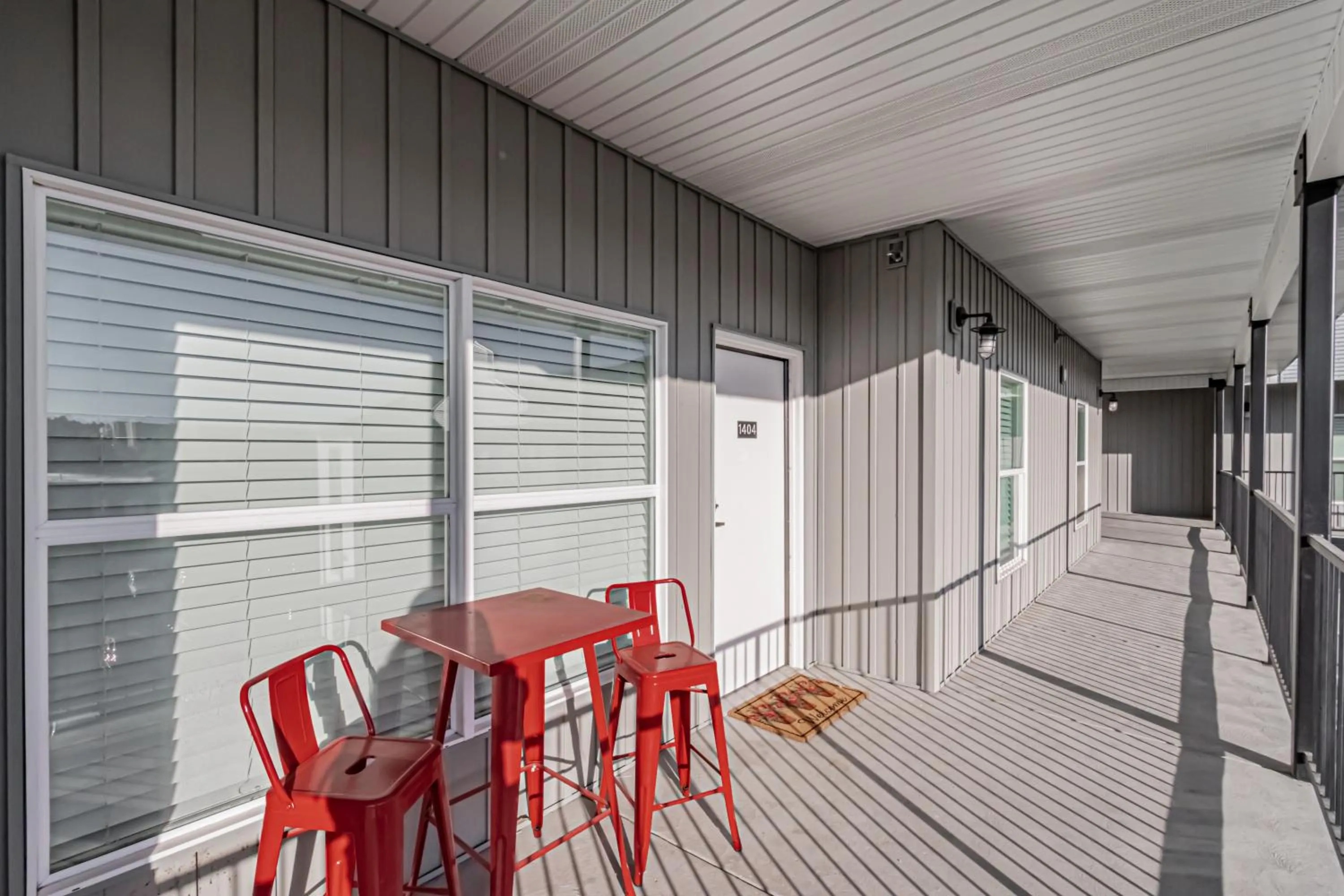 Balcony/Terrace in Bringham's Mill Apartments Perfect for Groups Full Kitchen Gym and Free Parking