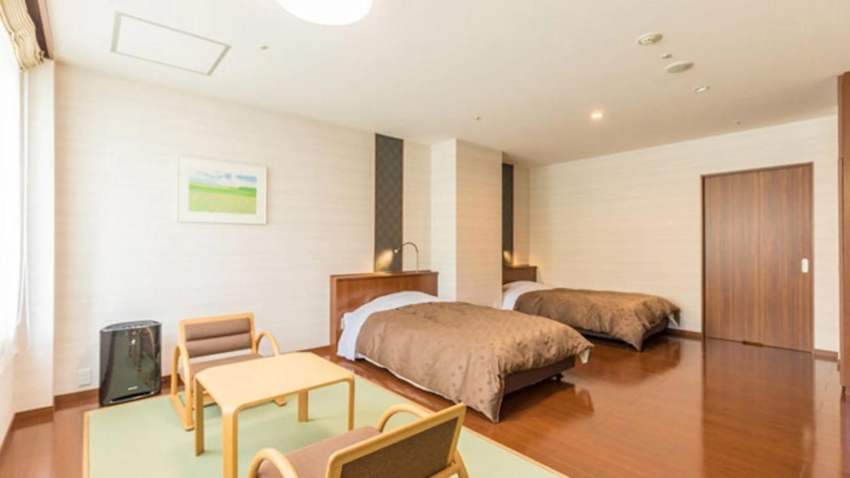 Bed in Kyukamura Oku-Musashi